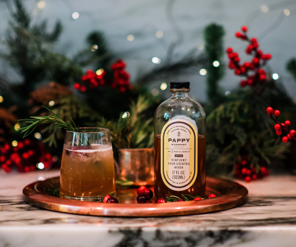 Distilled: Cranberry Rosemary Whiskey Sour