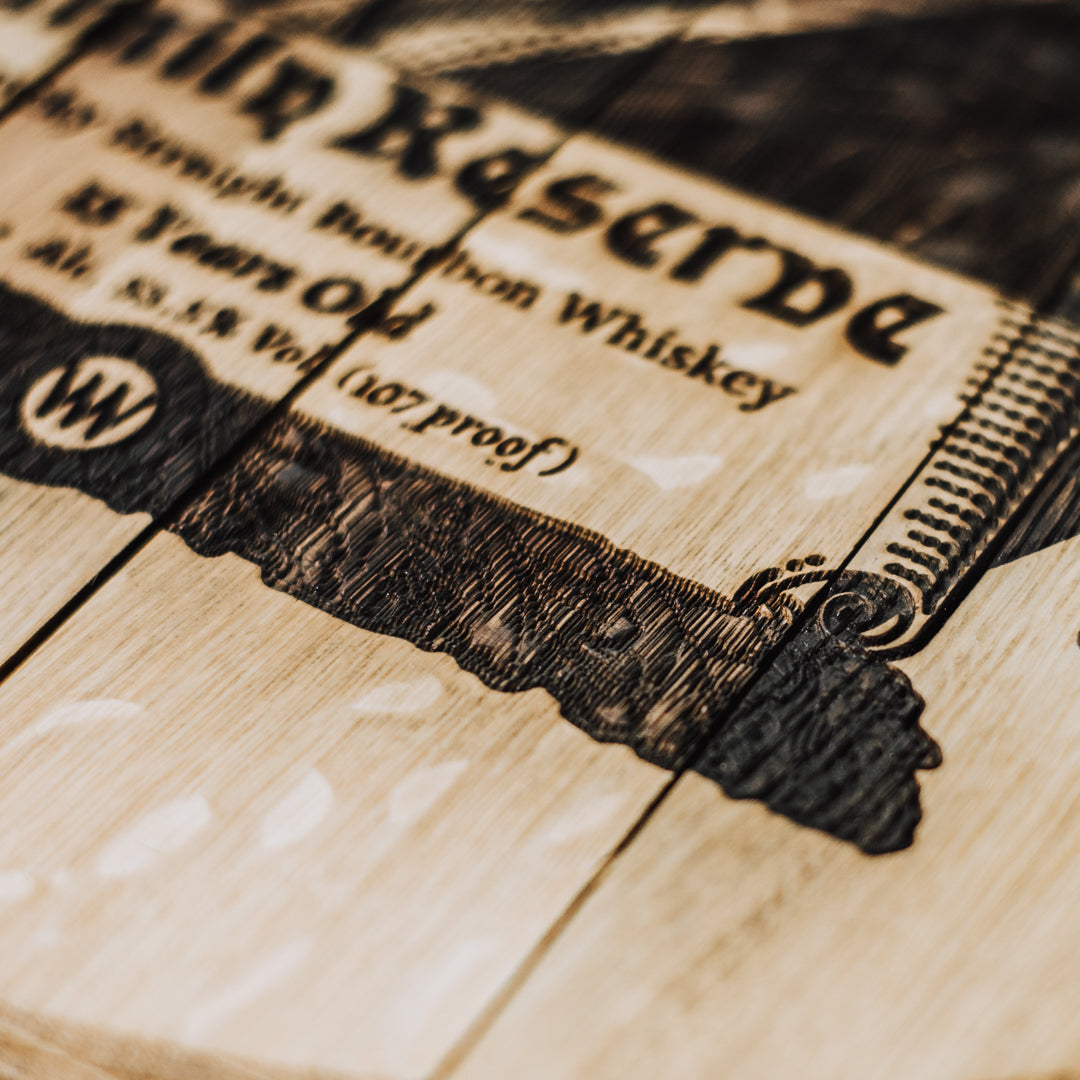 Limited Edition Authentic Pappy Van Winkle 15-year Barrel Head