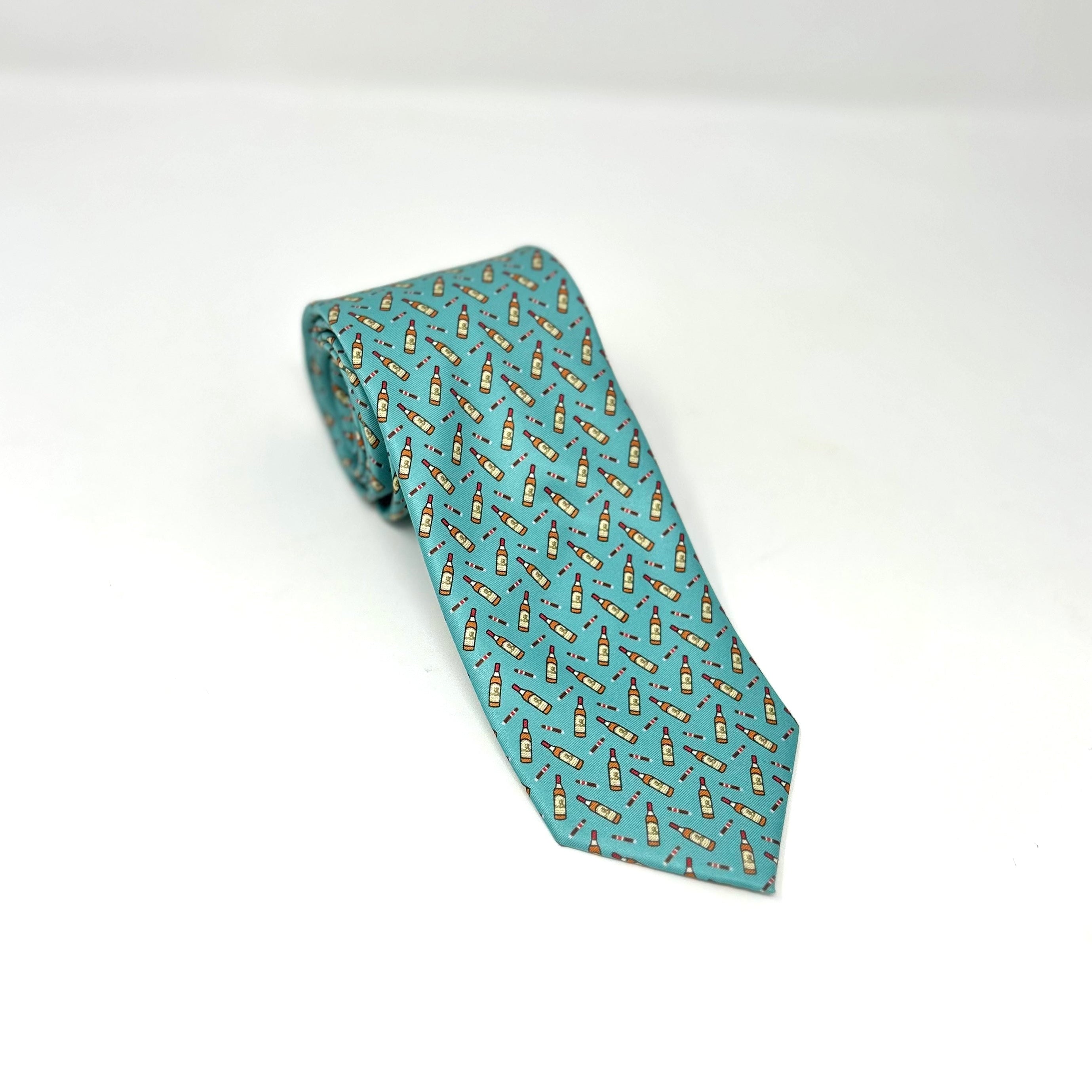 Bourbon & Cigars Necktie