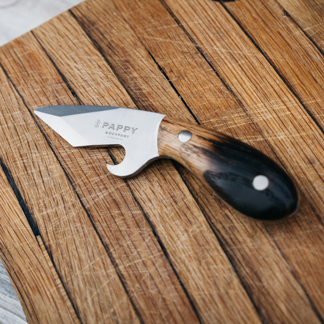 Oyster Shucker with Custom Barrel Stave Handle