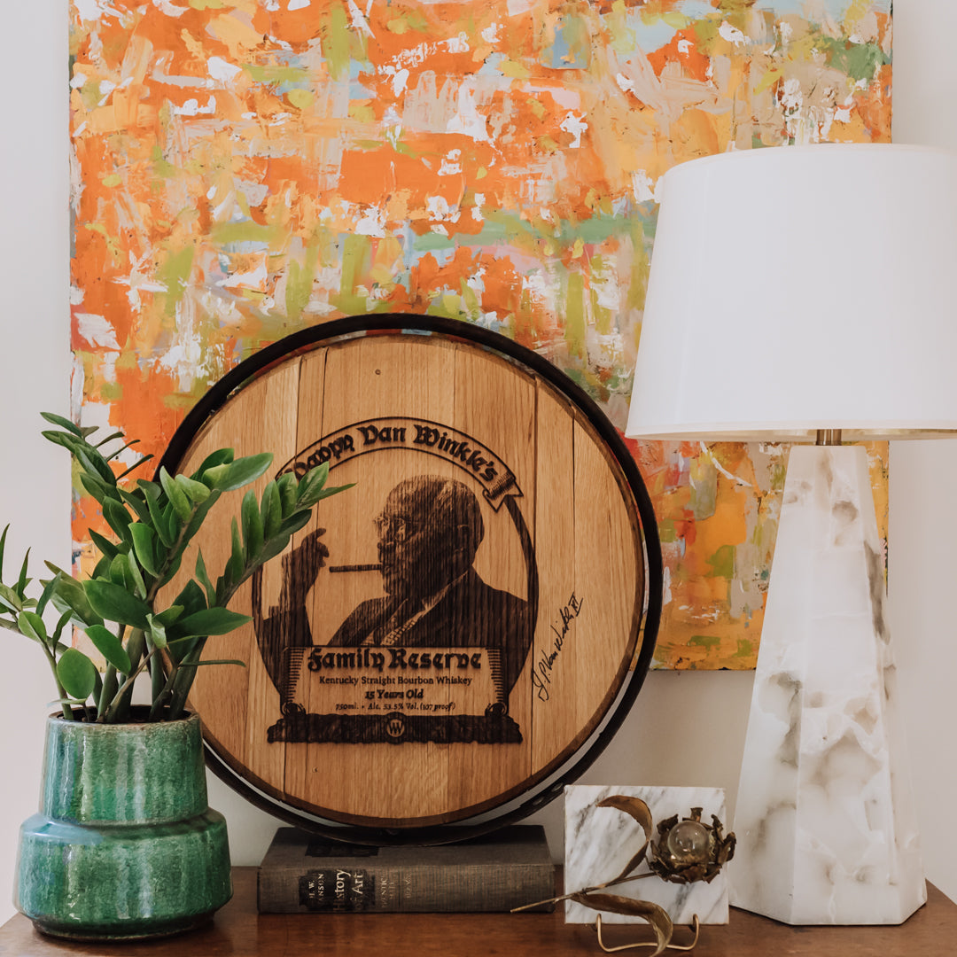 Bourbon Barrel Hoop Frame