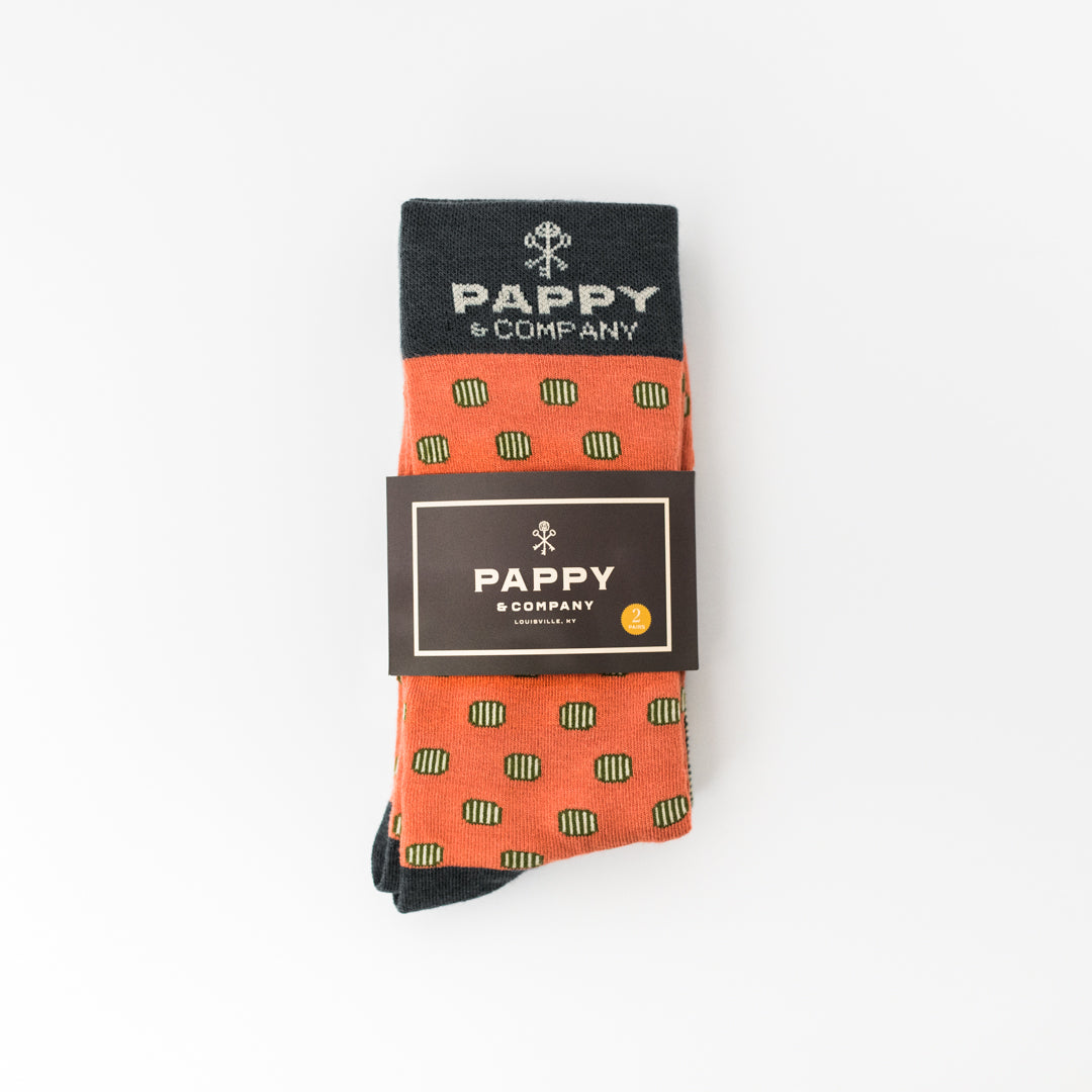 Pappy & Company Barrels & Bottles Sock Set - Case of 6
