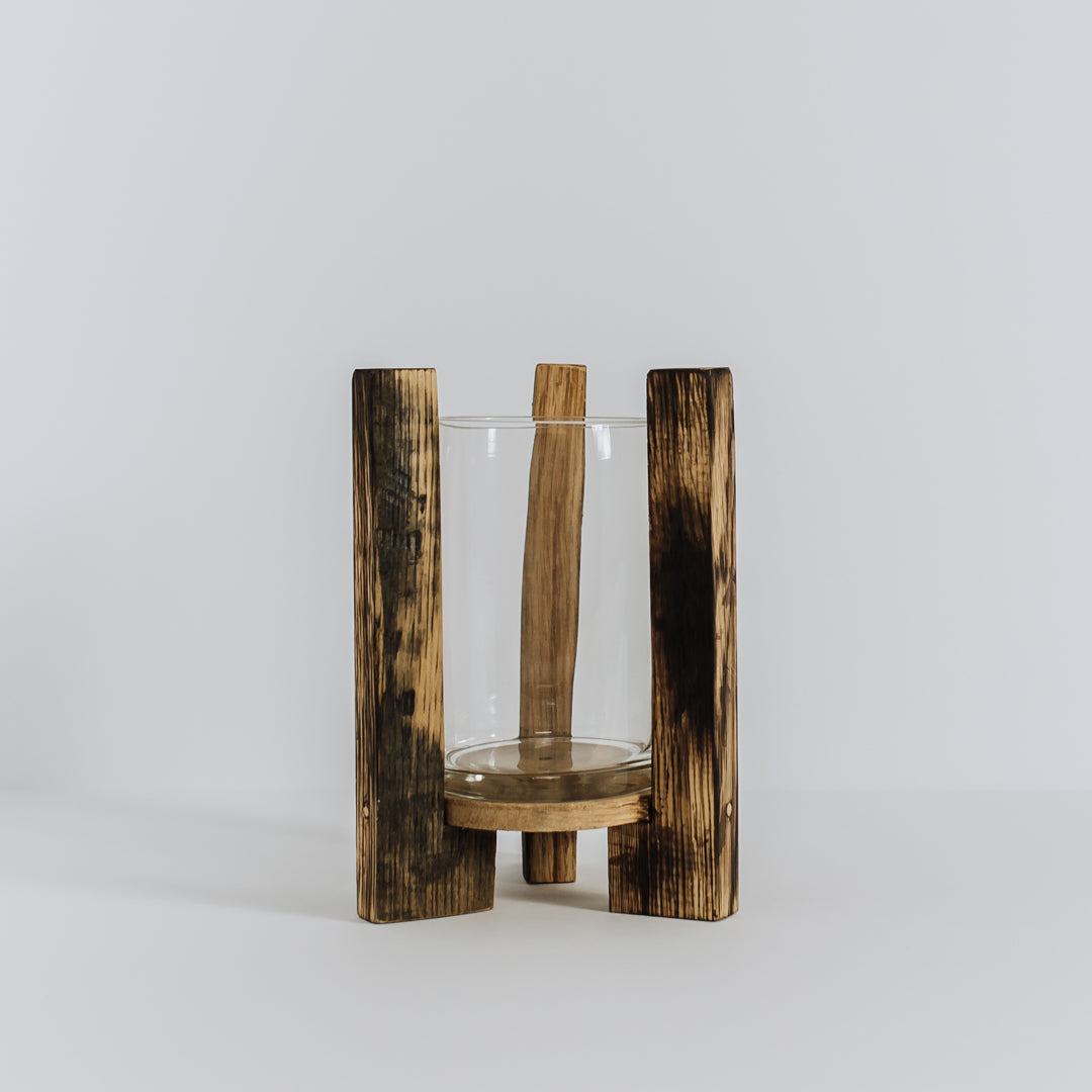 Bourbon Barrel Stave Vessel - Small