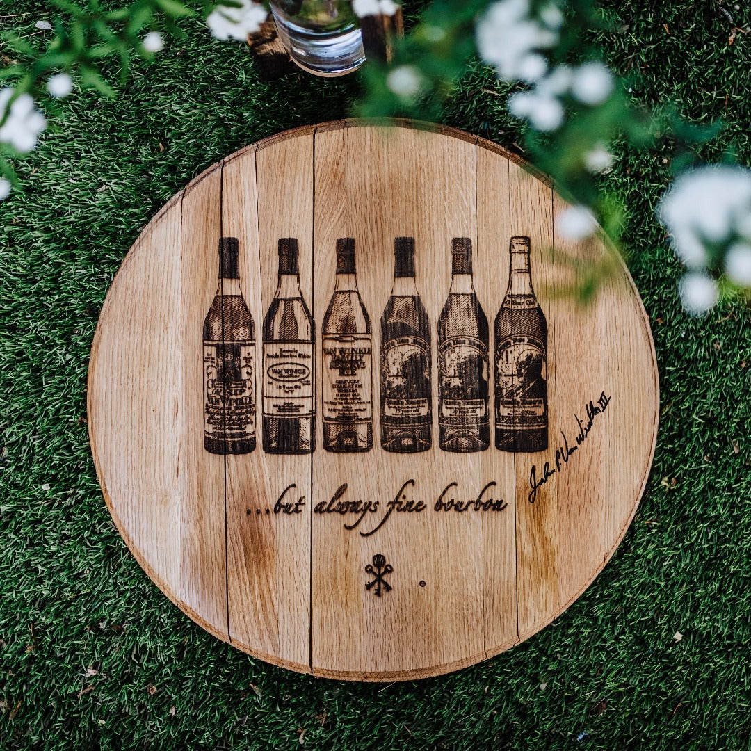 Limited Edition Authentic Bottle Flight Barrel Head - Case of 2