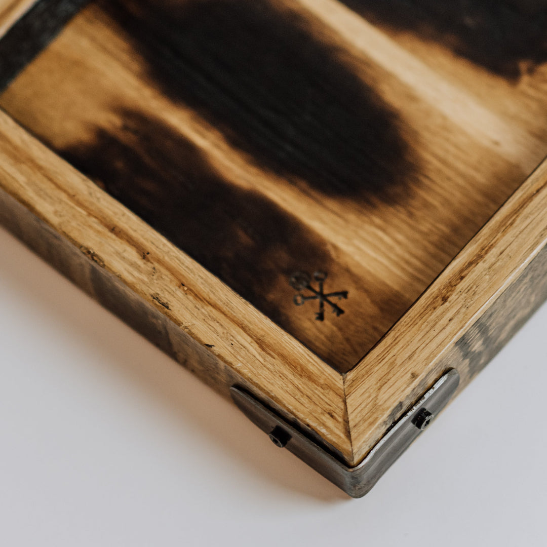 Rickhouse Barrel Stave Tray