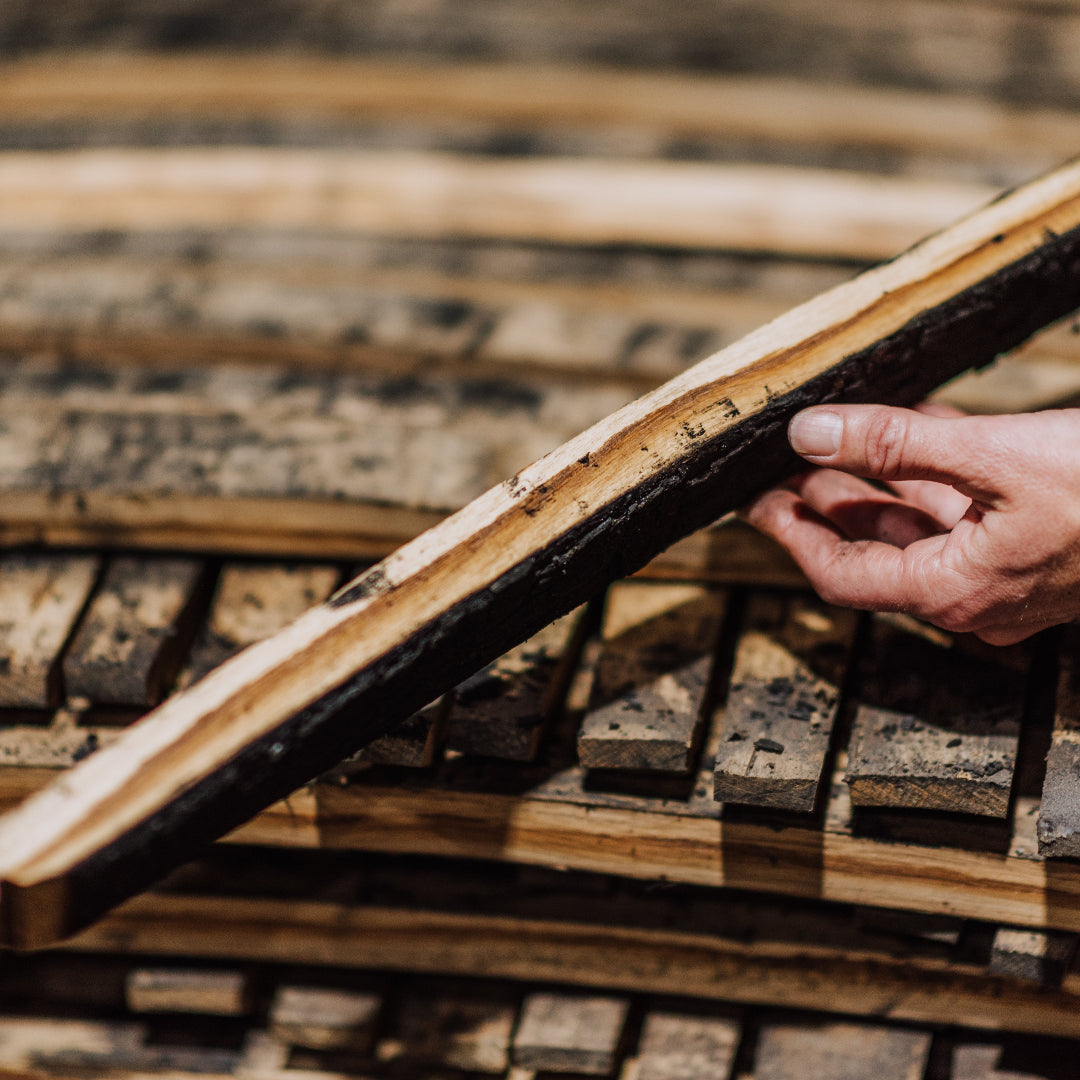 Rickhouse Barrel Stave Tray
