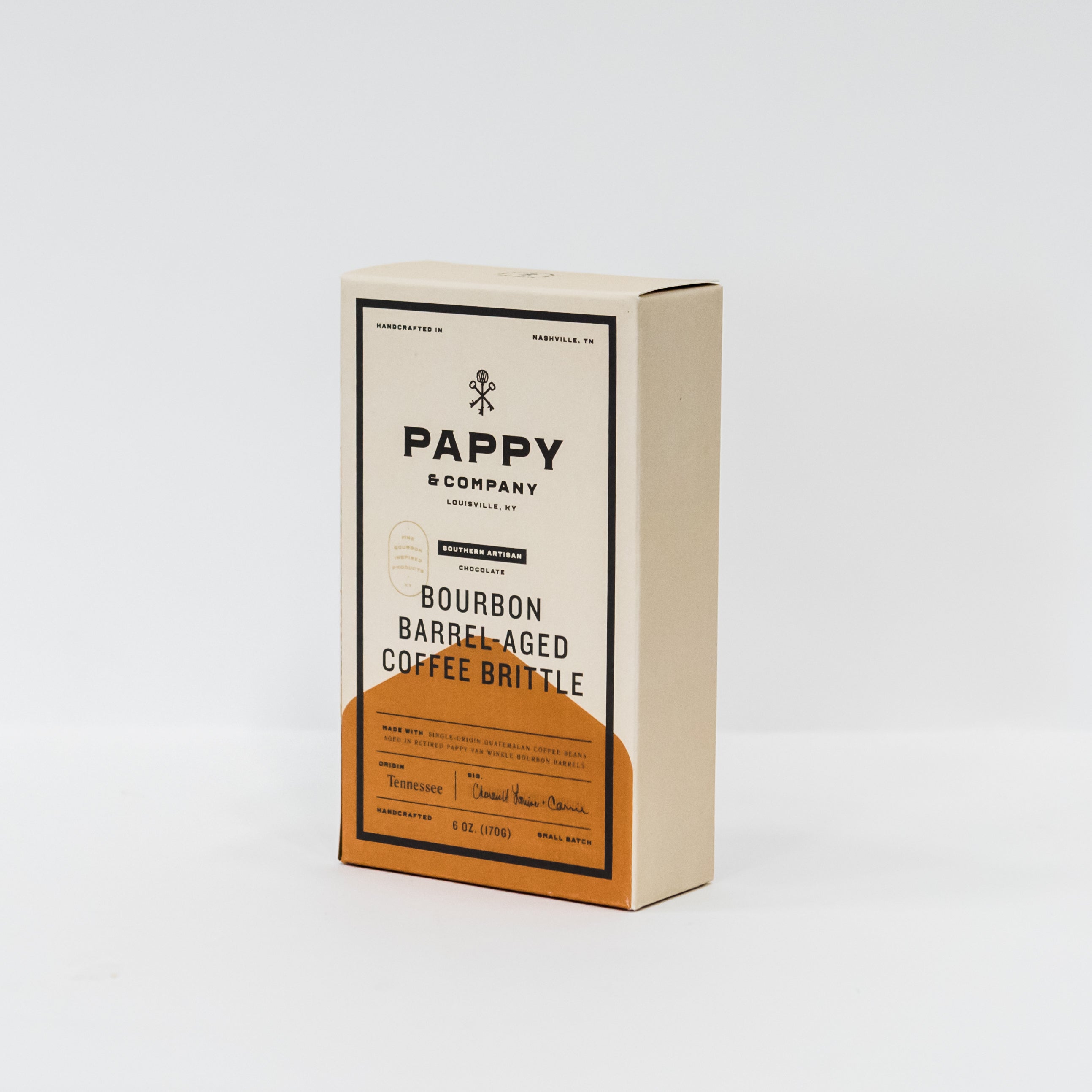 Pappy Van Winkle Bourbon Barrel Aged Coffee Brittle - Case of 12