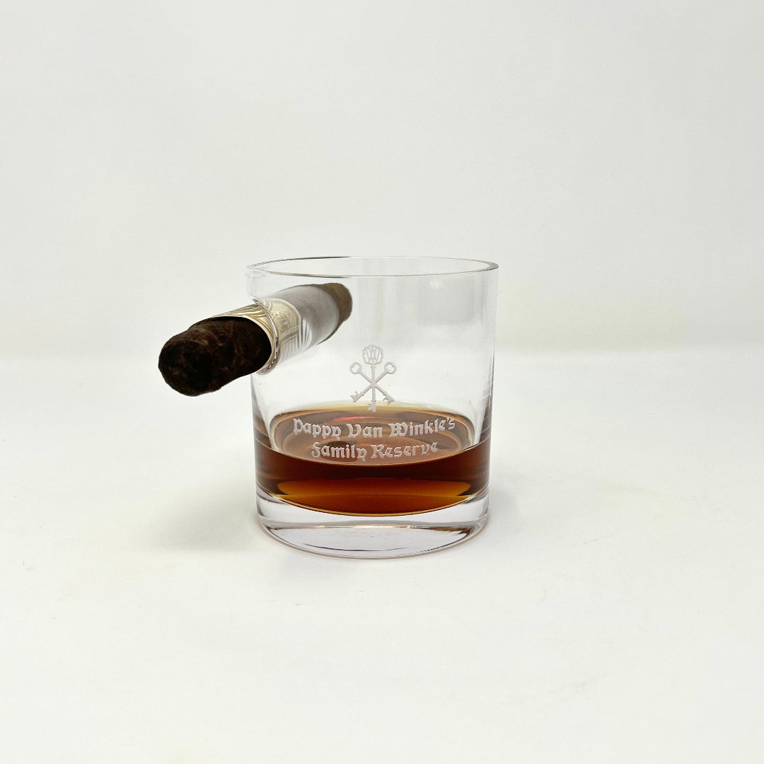 Cigar Rocks Glass
