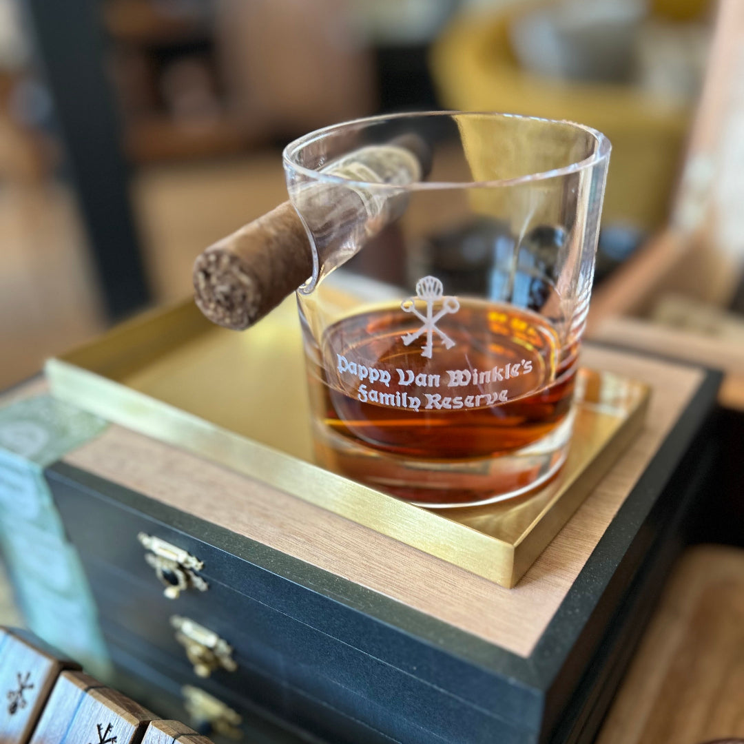 Cigar Rocks Glass