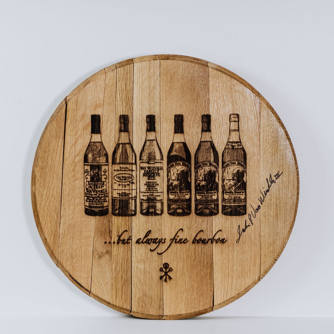 Limited Edition Authentic Bottle Flight Barrel Head - Case of 2