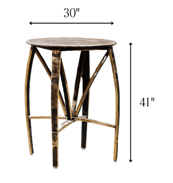 The Cocktailer High Top Table