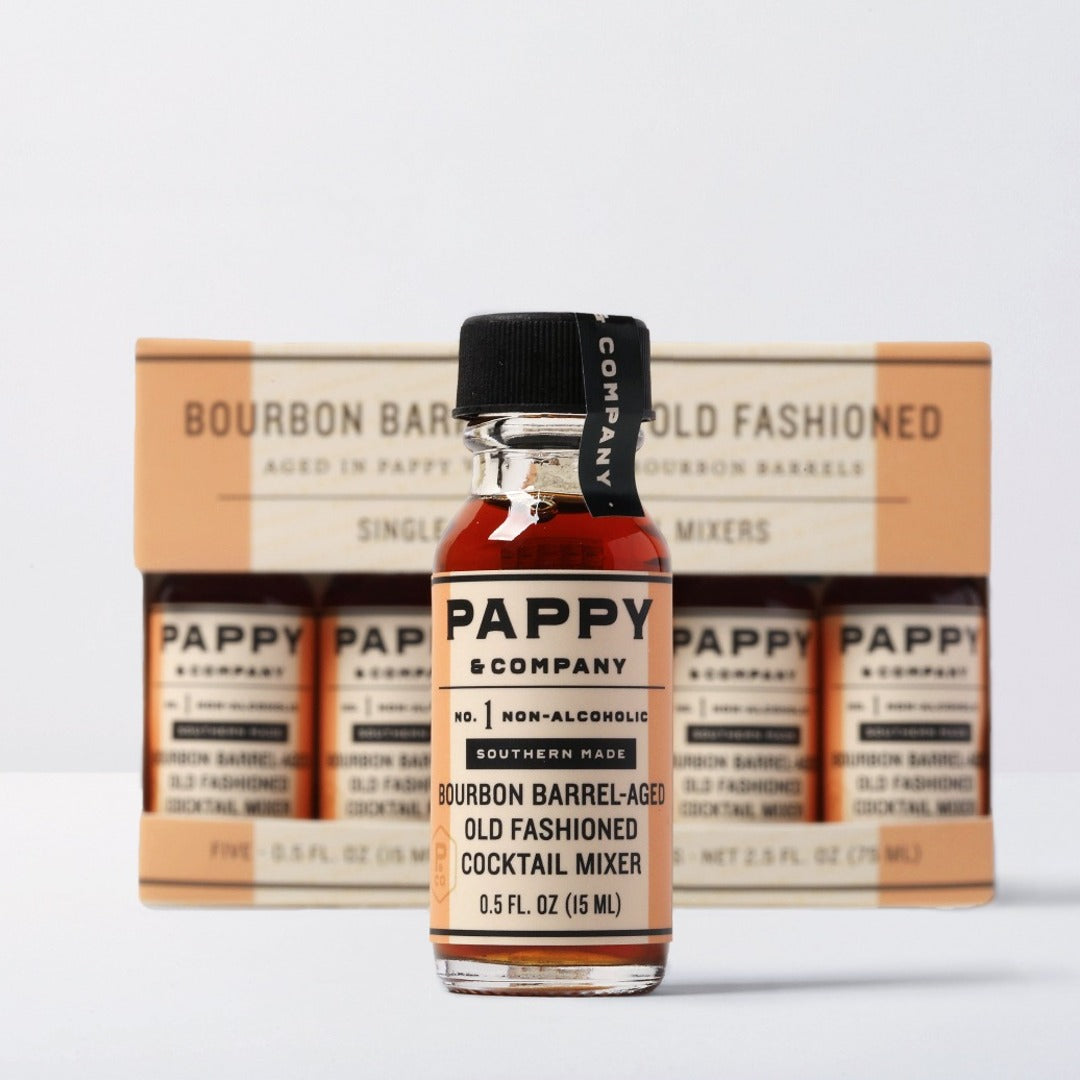 Pappy Van Winkle Bourbon Barrel-Aged Old Fashioned Mix: Single Serve 5-Pack