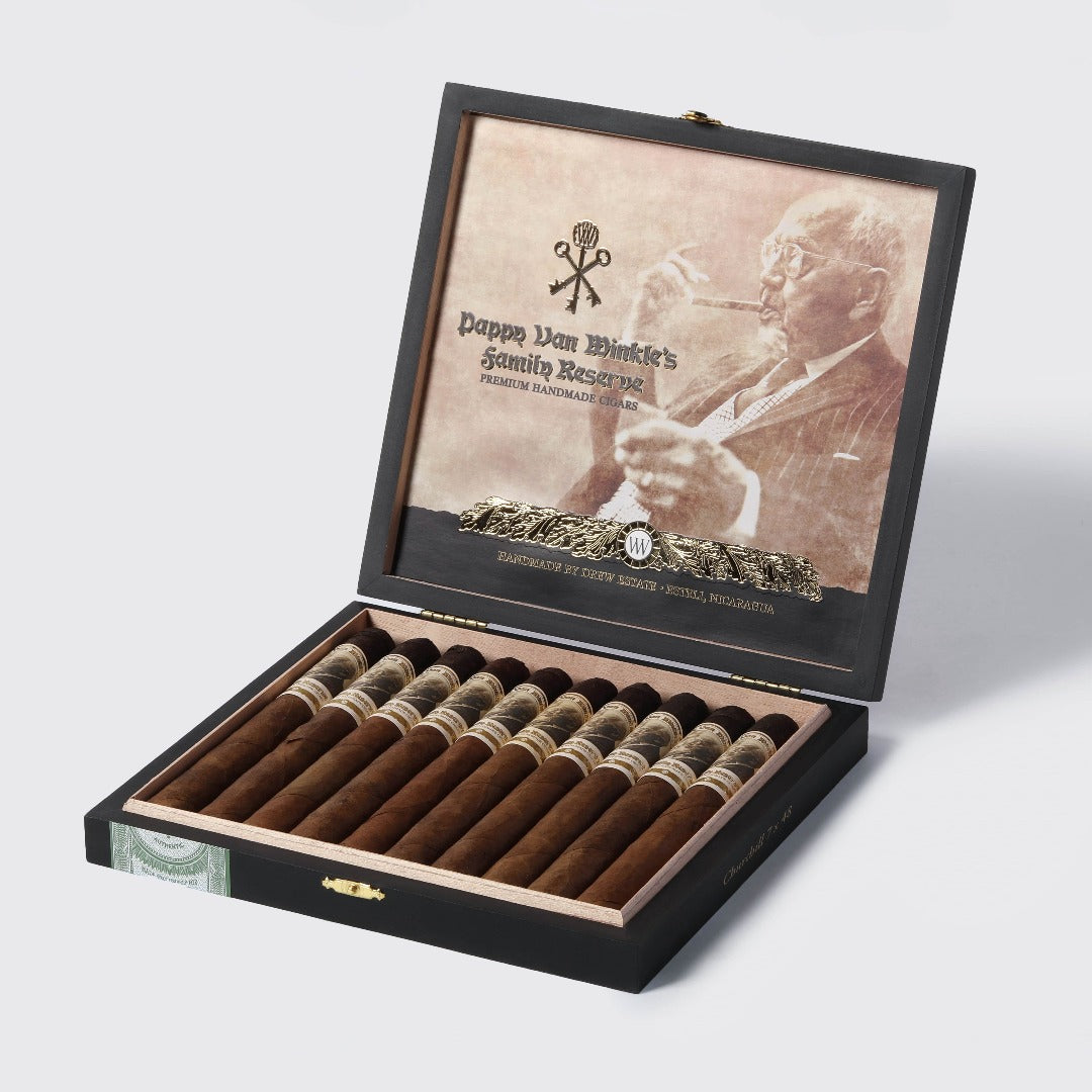 Pappy Van Winkle Barrel Fermented Cigars (Churchill Size Box of 10)