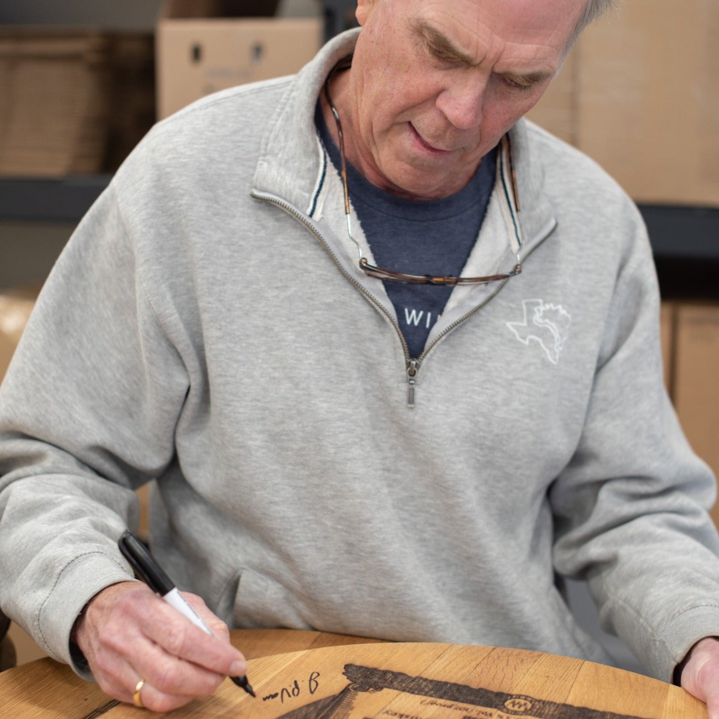 Limited Edition Authentic Pappy Van Winkle 15-year Barrel Head