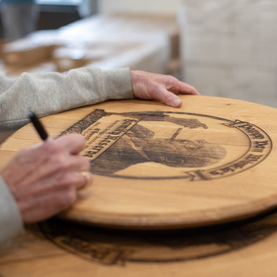 Limited Edition Authentic Pappy Van Winkle 15-year Barrel Head
