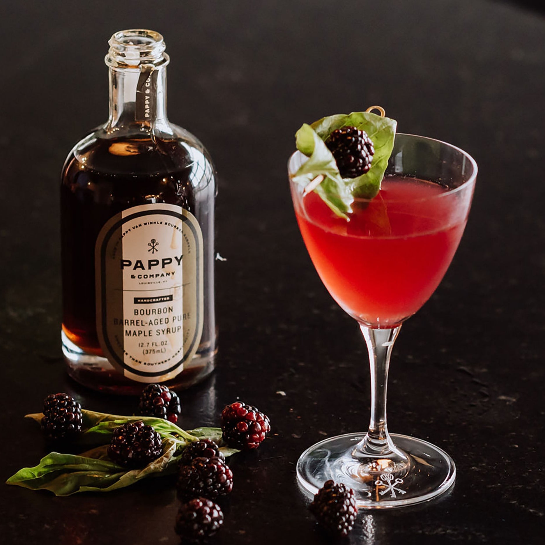 Signature Keys Nick and Nora Cocktail Glasses (Set of 2)