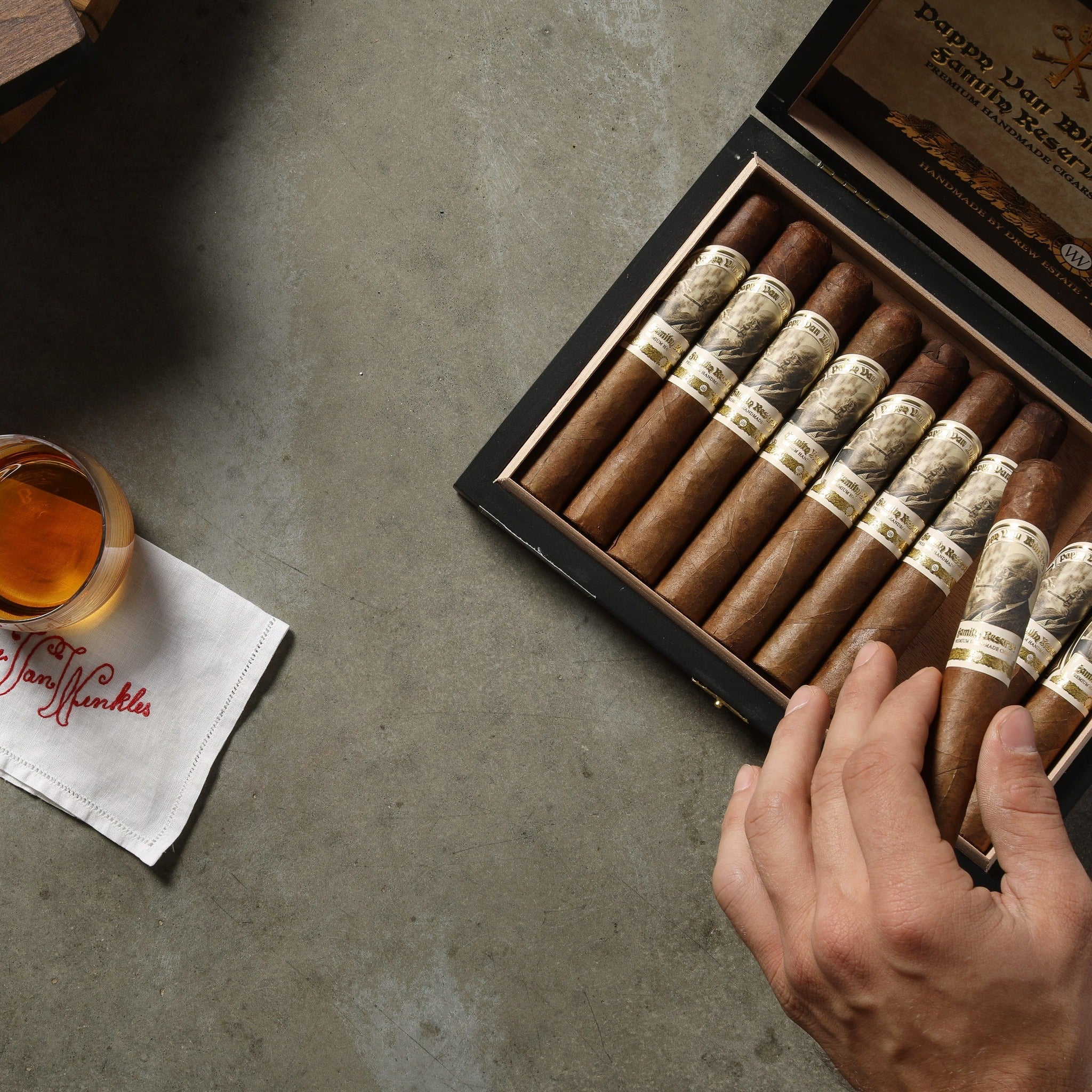 Pappy Van Winkle Barrel Fermented Cigars (Robusto Size Box of 10)