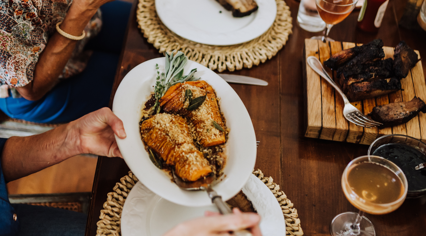 Distilled: Maple Hasselback Butternut Squash