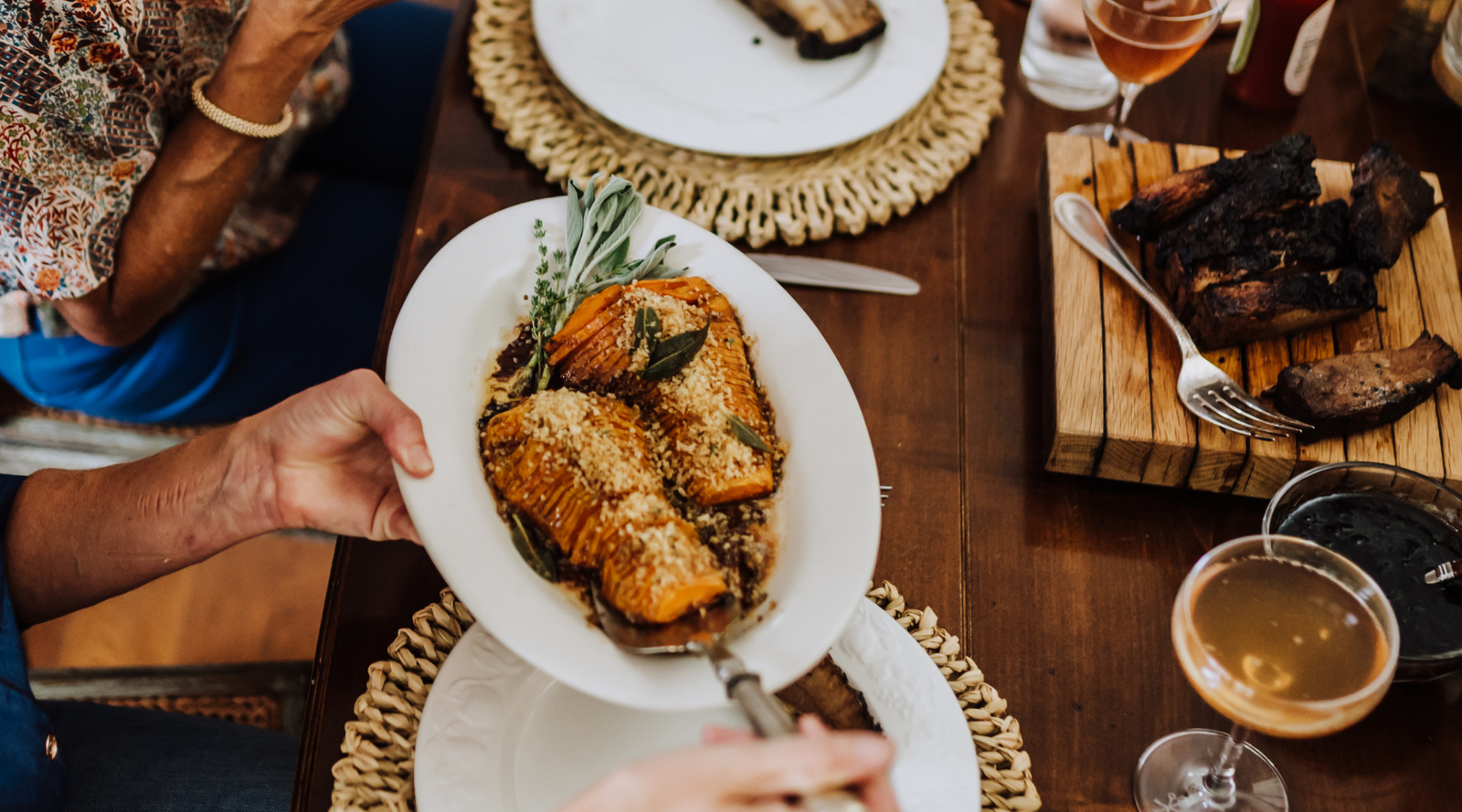 Distilled: Maple Hasselback Butternut Squash