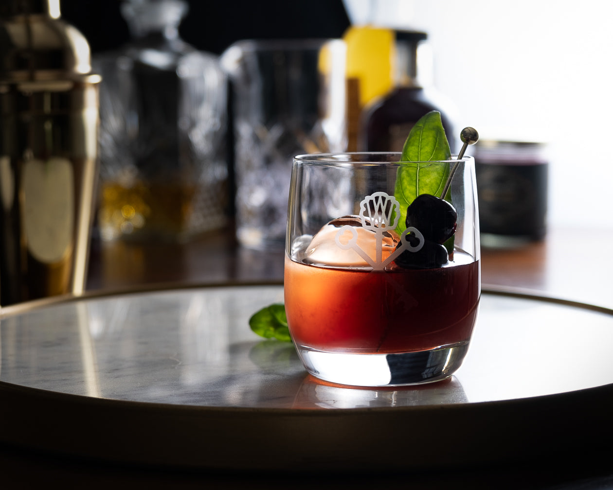 Seasonal Sips: Smashed Cherry & Basil Old Fashioned