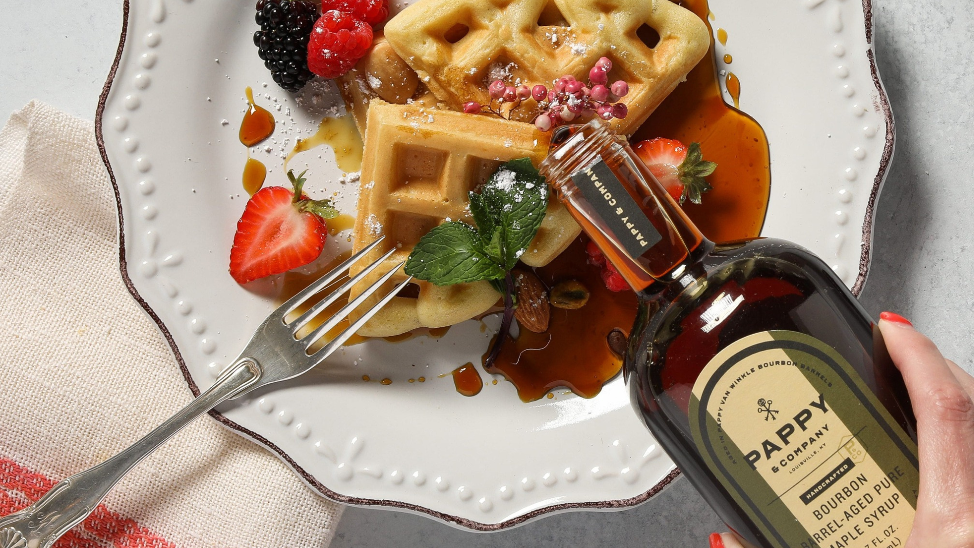 Distilled: Pappy Van Winkle Cornmeal Waffles