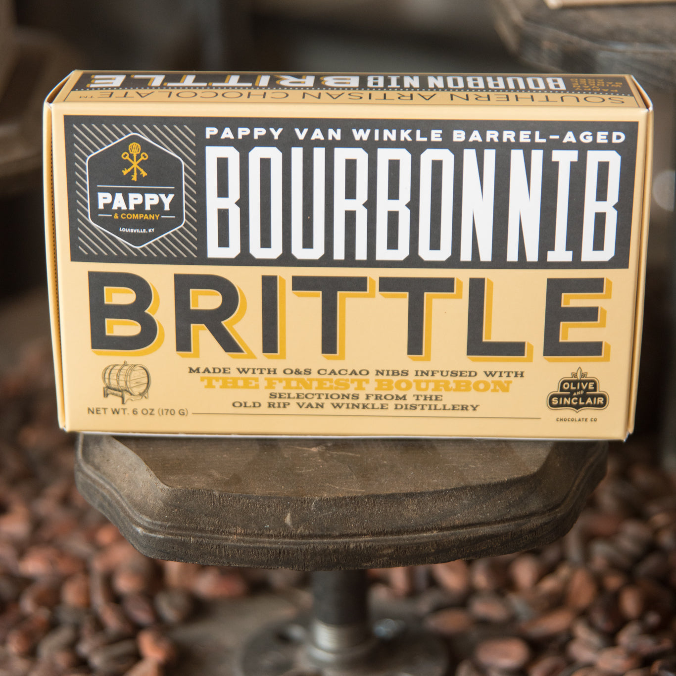 The Story Behind Our Bourbon Nib Brittle Candy