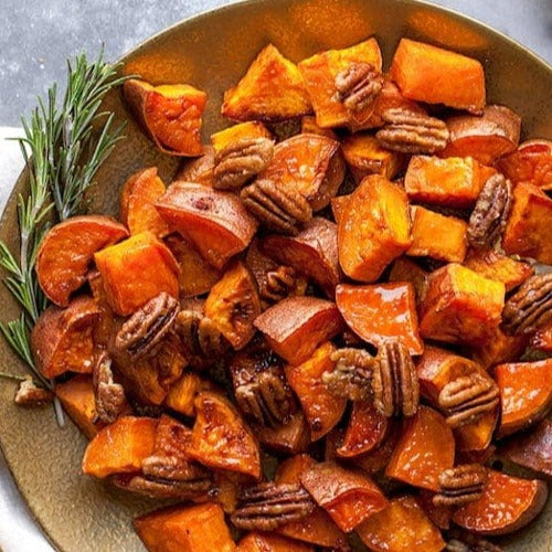 Recipes for Entertaining: Bourbon and Maple Sweet Potatoes