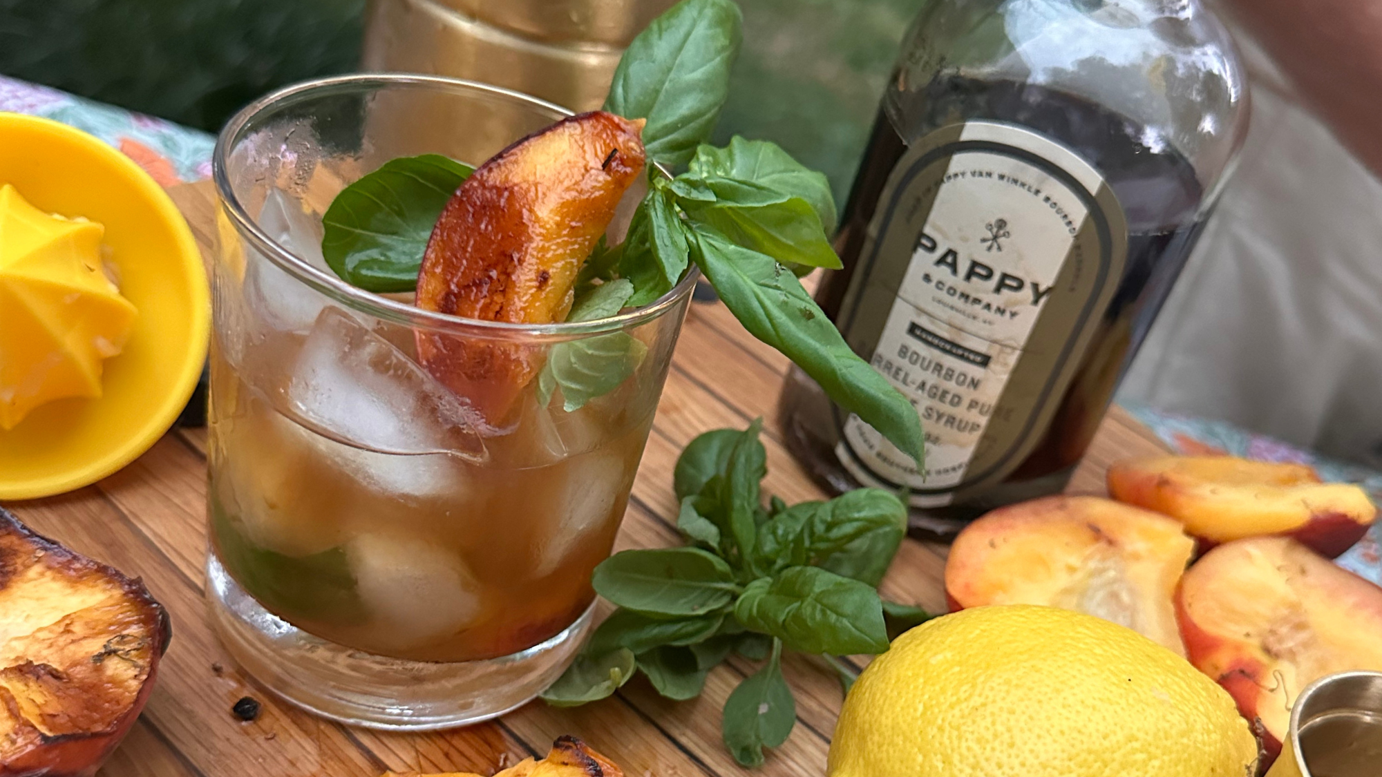 Distilled: Smoky Peach Bourbon Summer Sipper