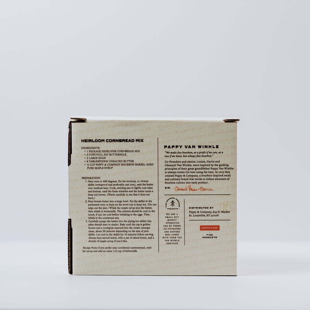 Pappy Van Winkle Bourbon Barrel-Aged Pure Maple Syrup & Cornmeal bundle - Case of 6