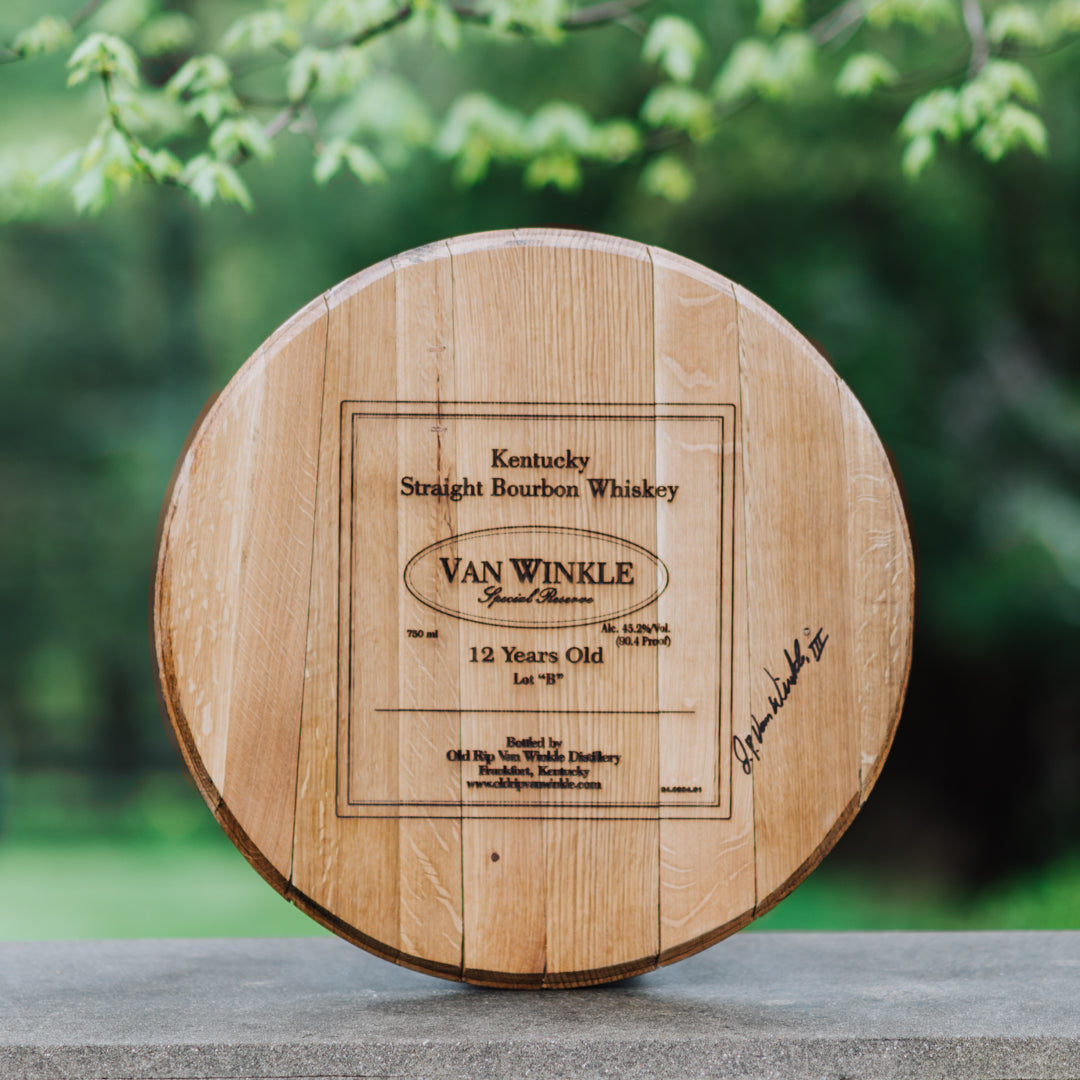 Limited Edition Authentic Van Winkle Special Reserve 12-year Barrel Head