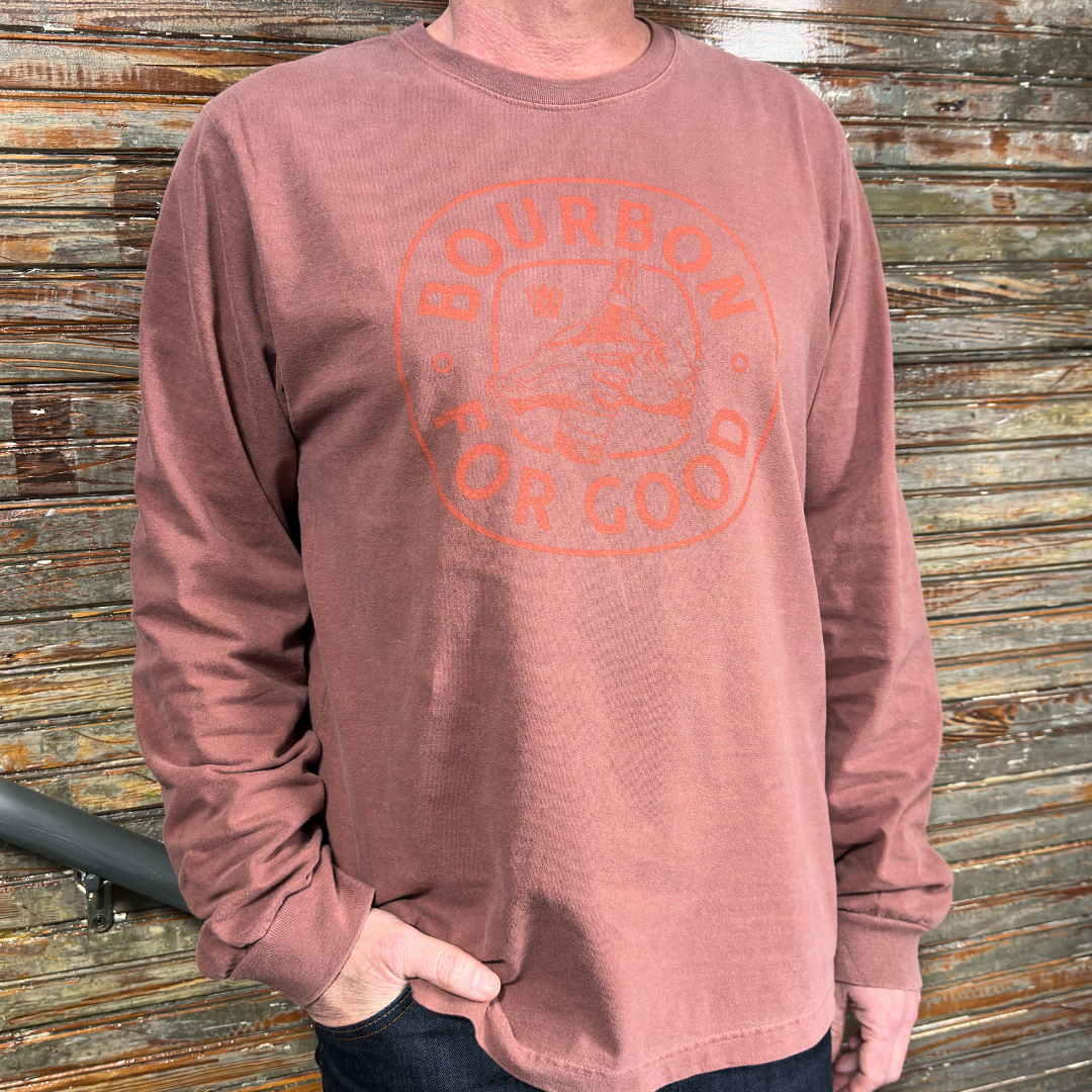 Unisex Long Sleeve Bourbon For Good T-shirt