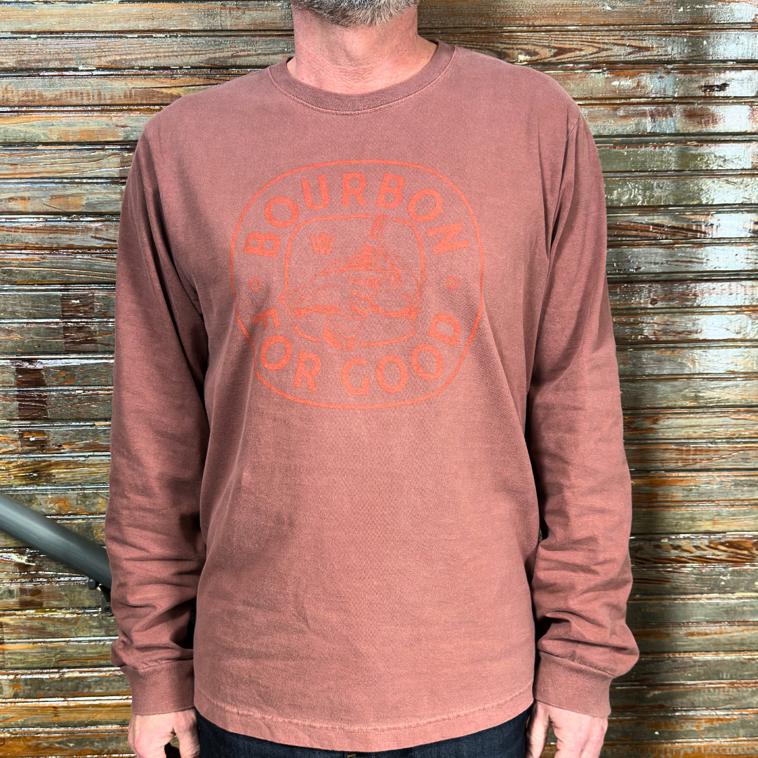 Unisex Long Sleeve Bourbon For Good T-shirt