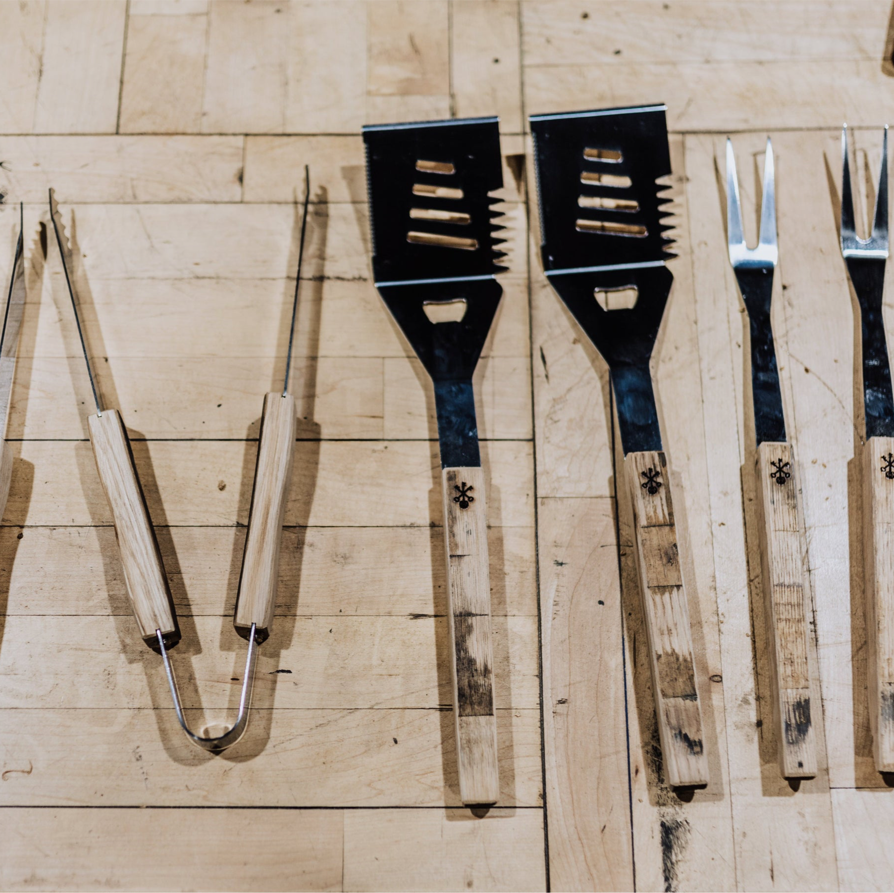 Barrel Stave Grilling Tool Set