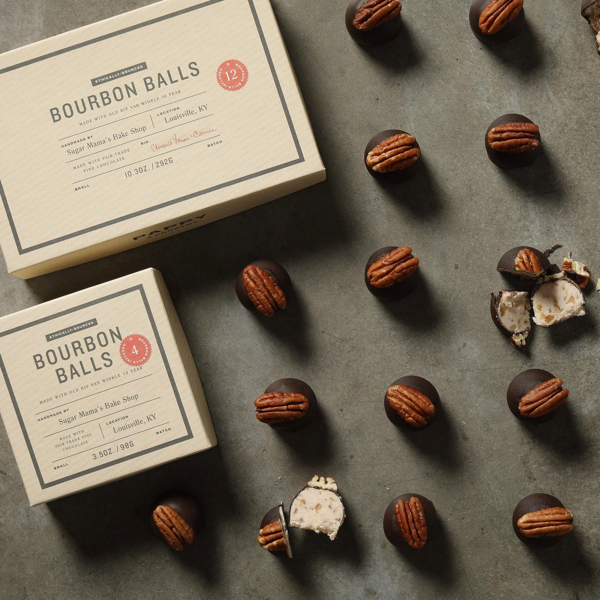 Pappy & Company Handmade Bourbon Balls - (Pack of 4)