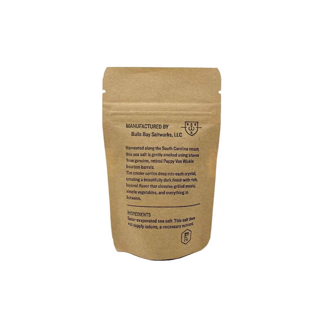 Bourbon Barrel Smoked Sea Salt Package