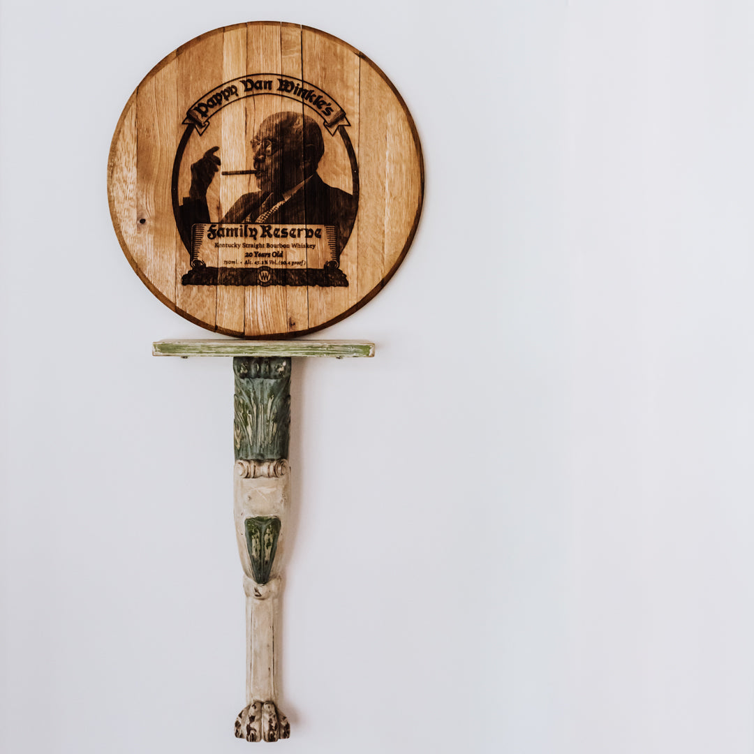 Limited Edition Authentic Pappy Van Winkle 20-year Barrel Head