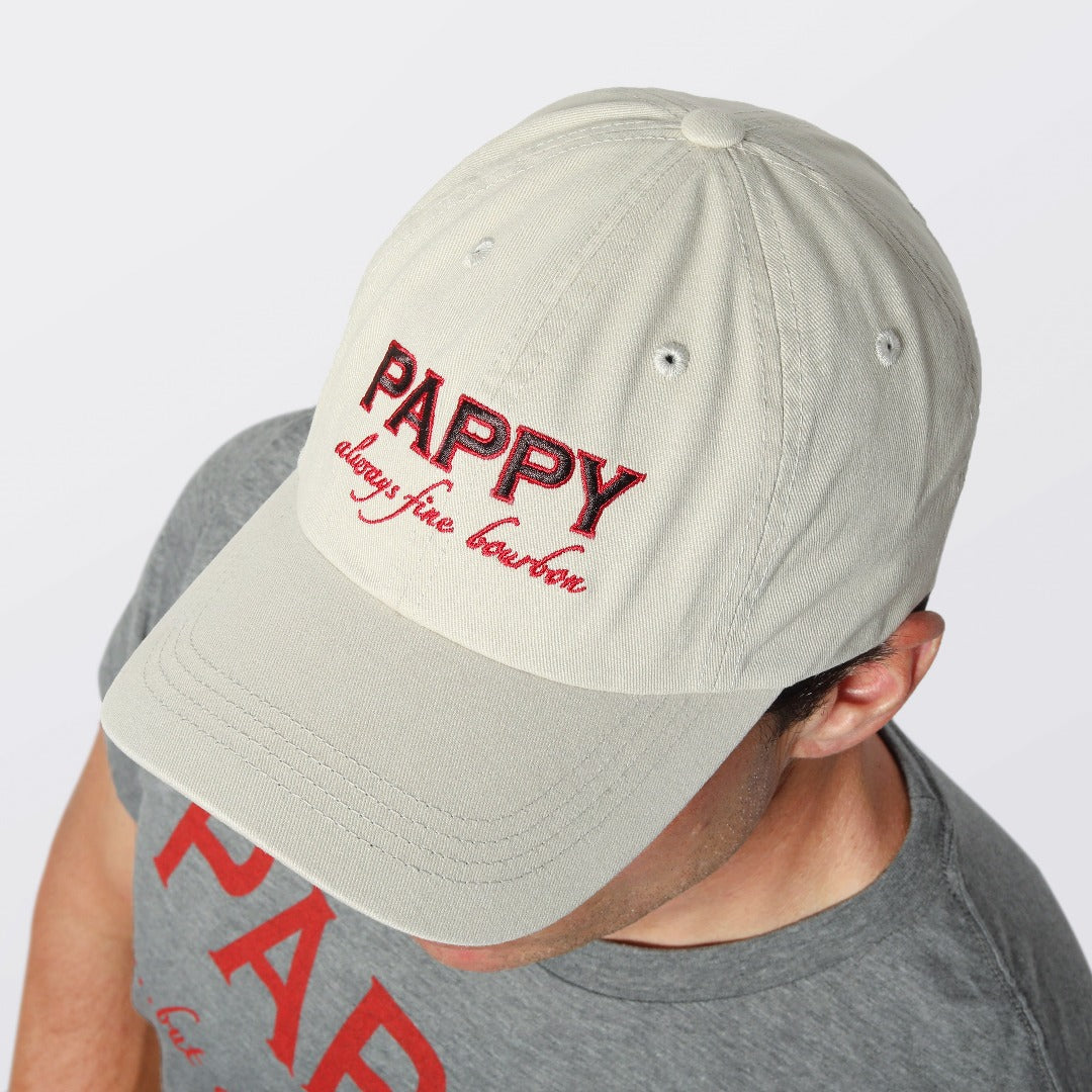 Pappy Always Fine Bourbon Ball Cap Hat in Stone - Case of 6