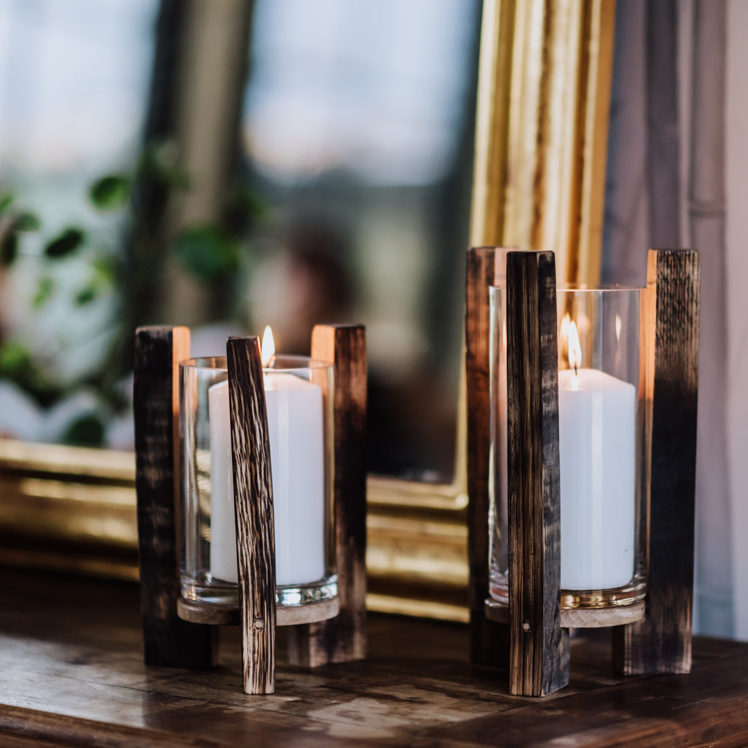 Bourbon Barrel Stave Vessel - Small