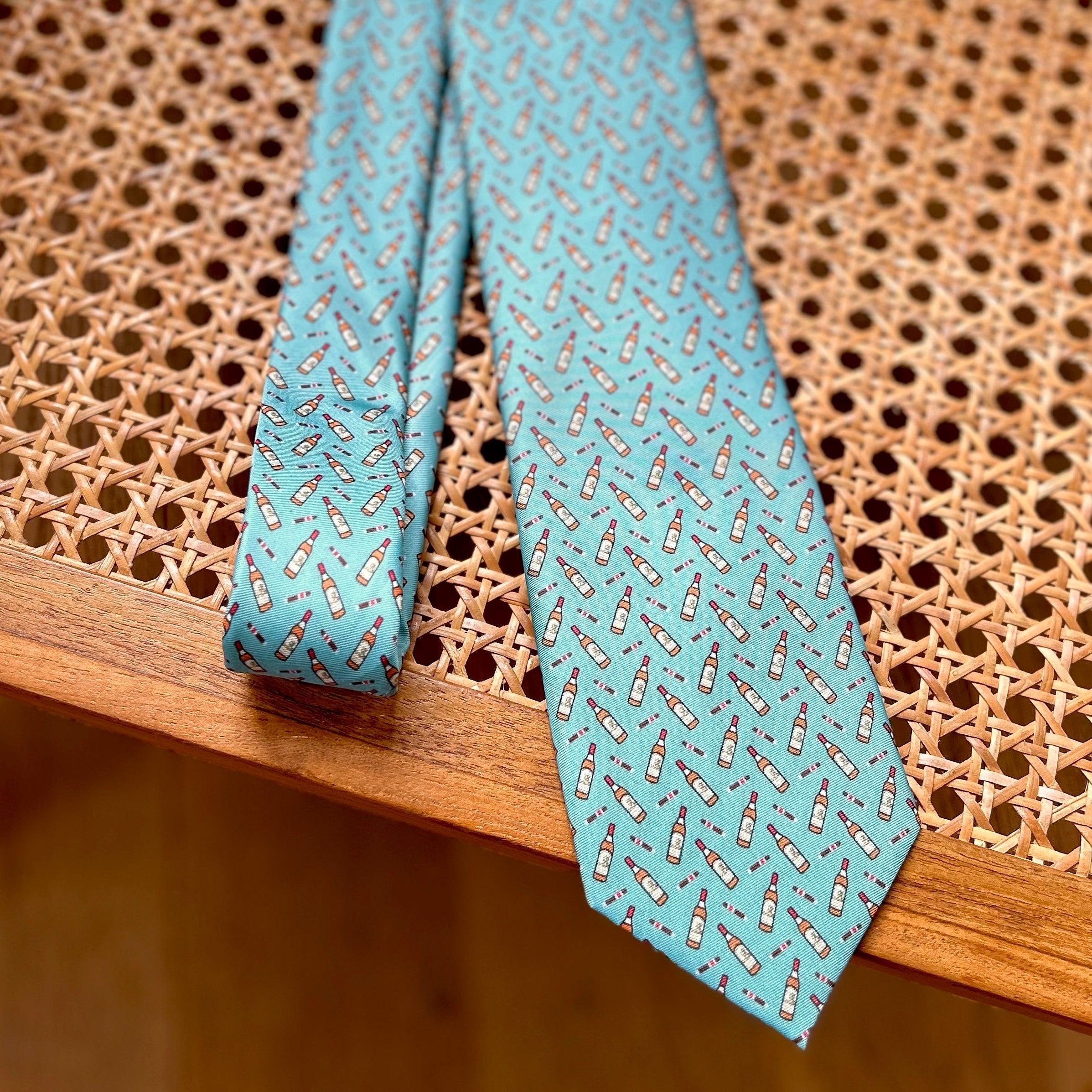 Bourbon & Cigars Necktie