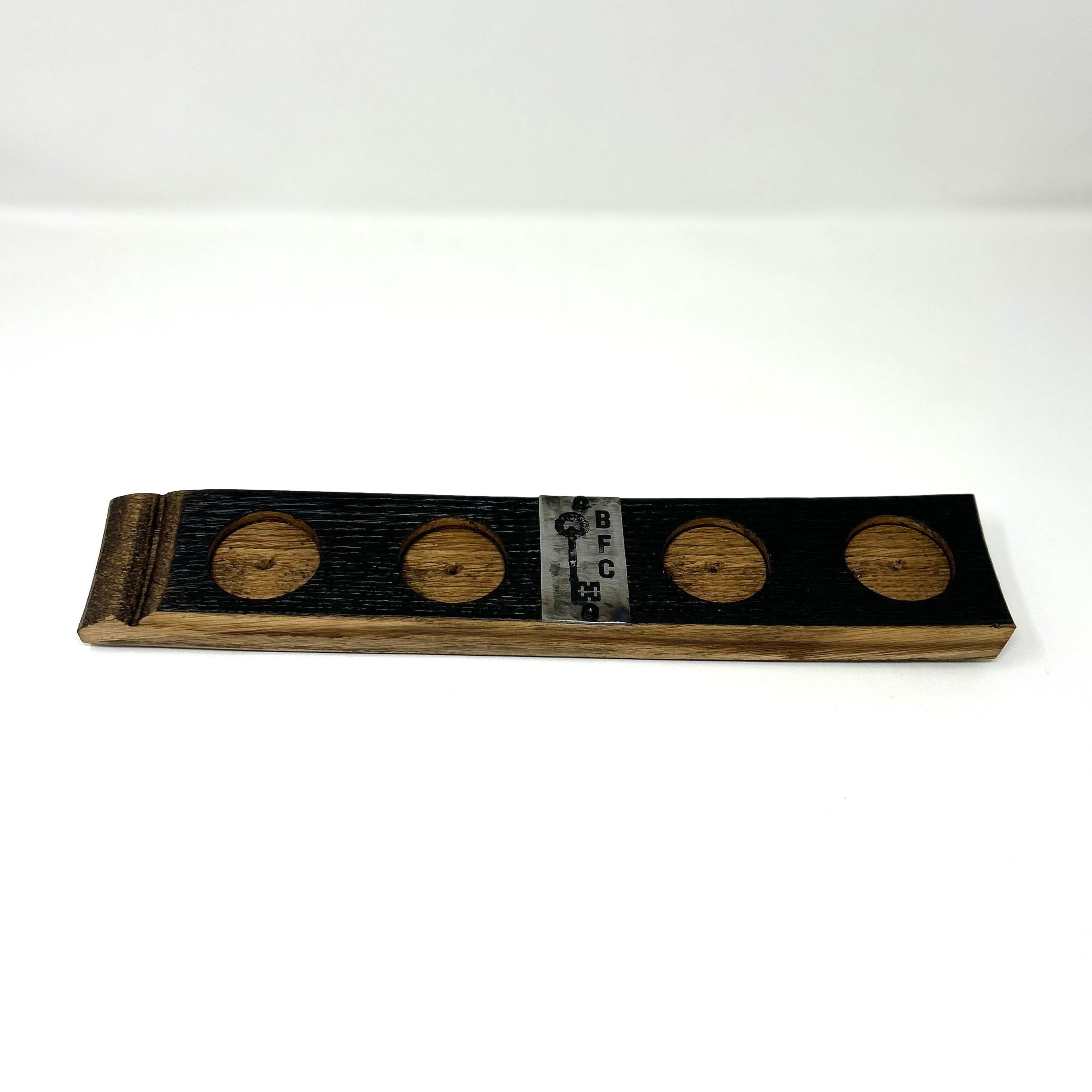 Barrel Stave Tasting Flight with Custom Engraving