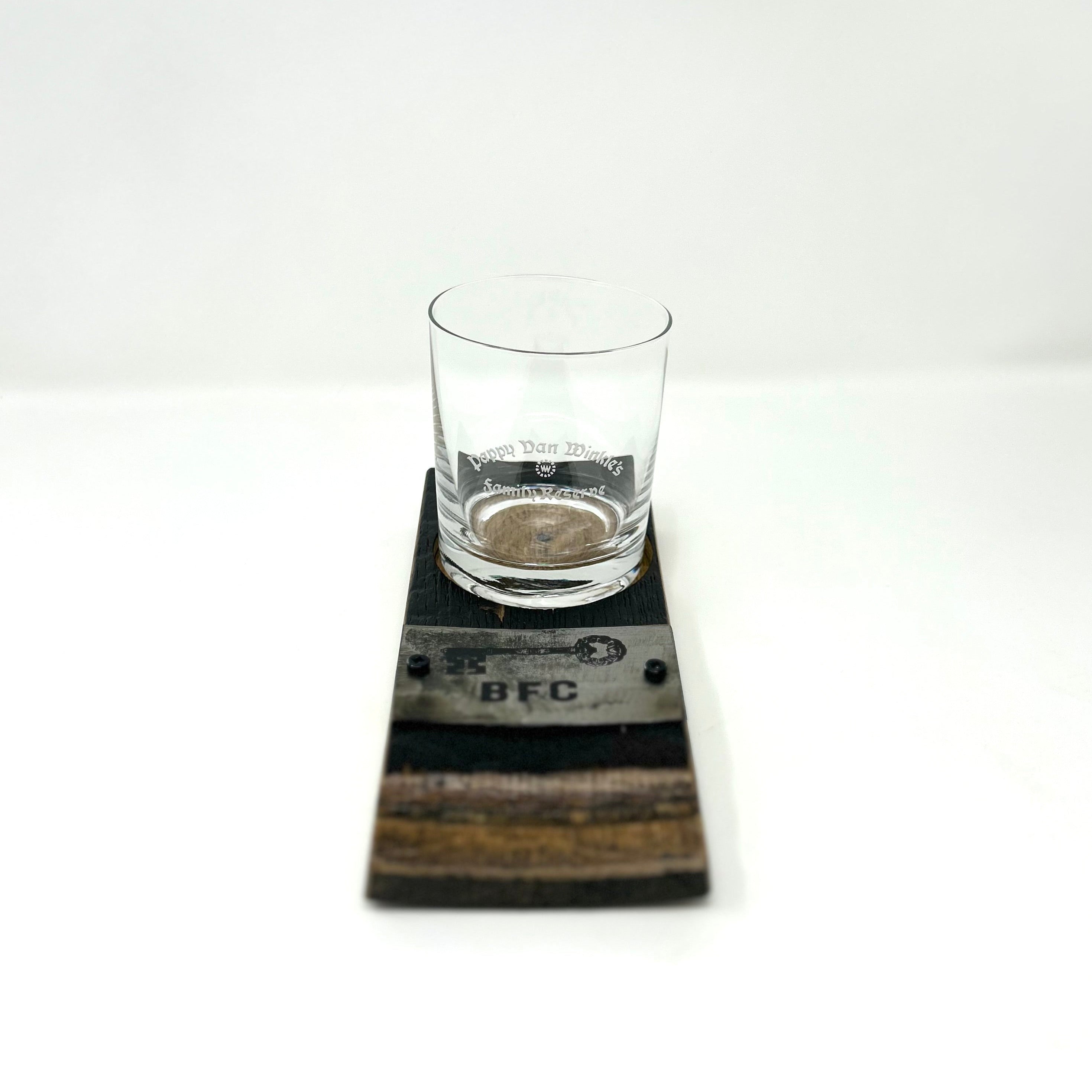 Barrel Stave Cocktail & Cigar Rest with Custom Engraving