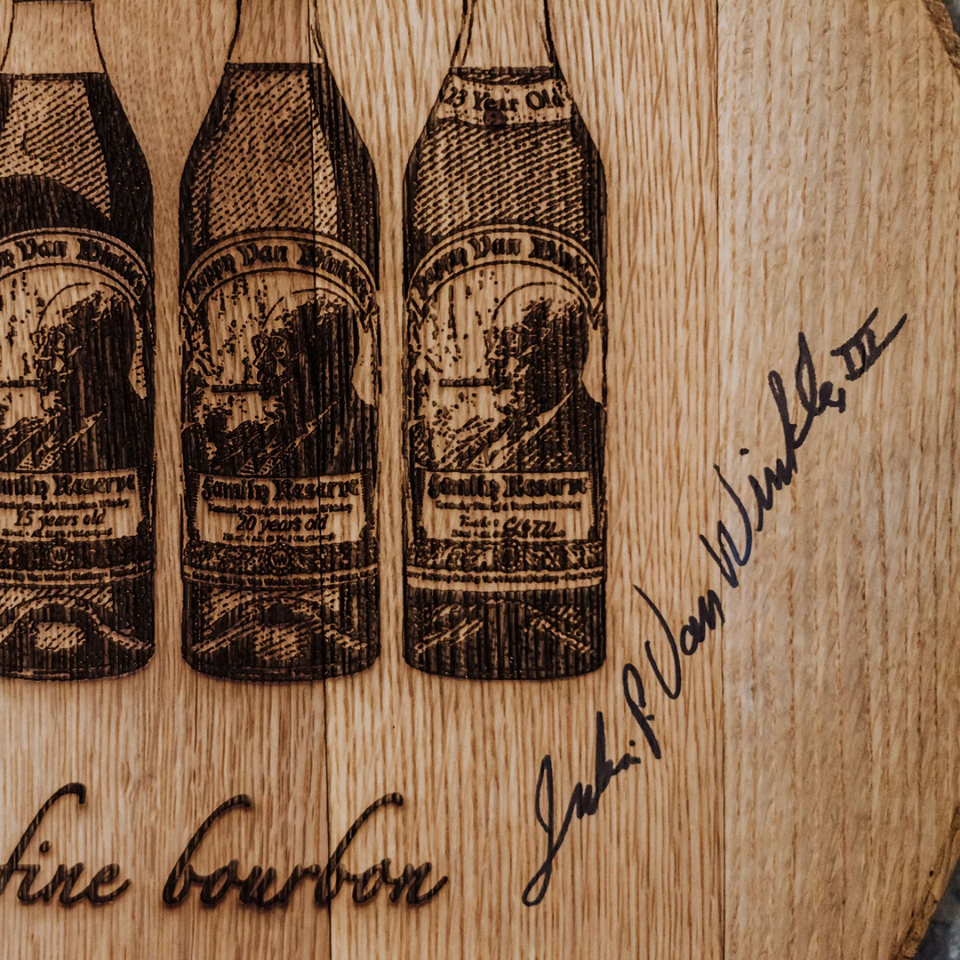 Limited Edition Authentic Bottle Flight Barrel Head