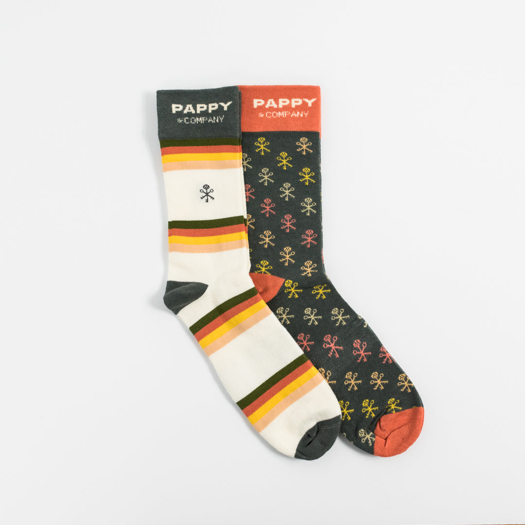 Pappy &amp; Company Keys &amp; Stripes Sock Set