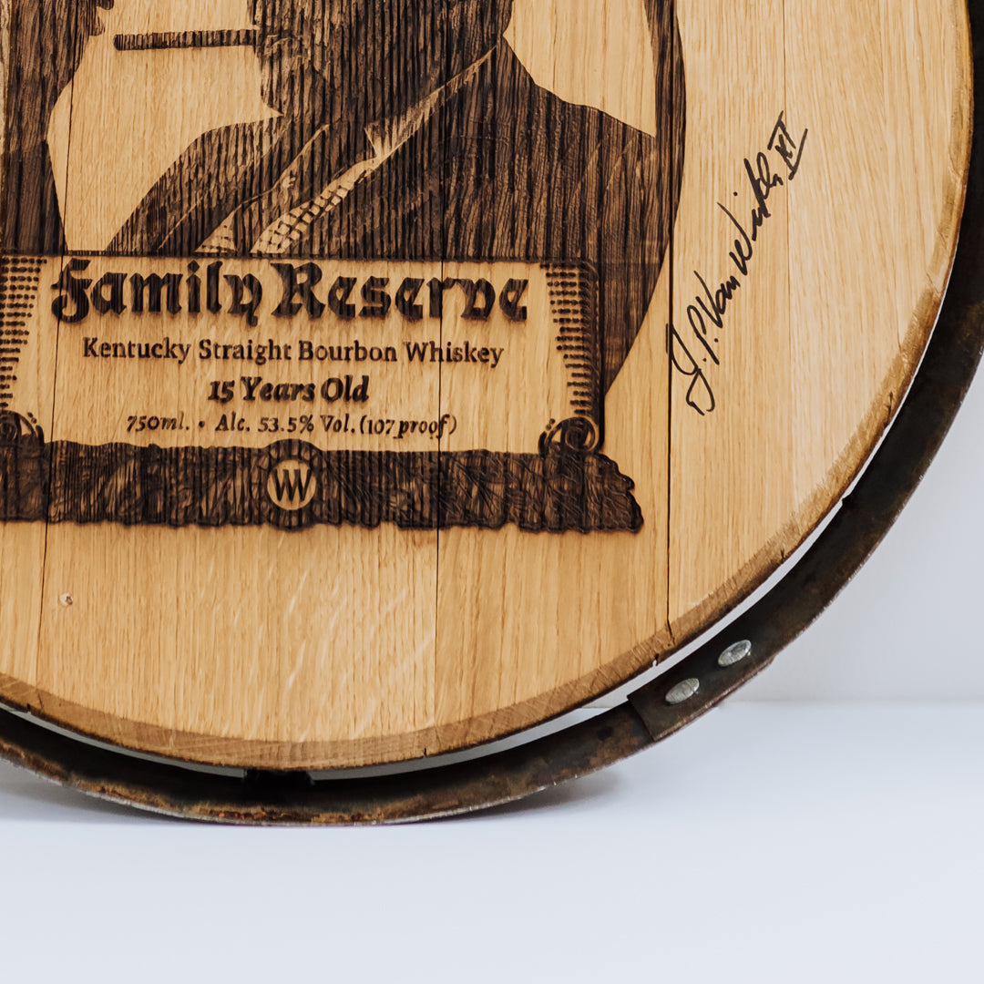 Bourbon Barrel Hoop Frame