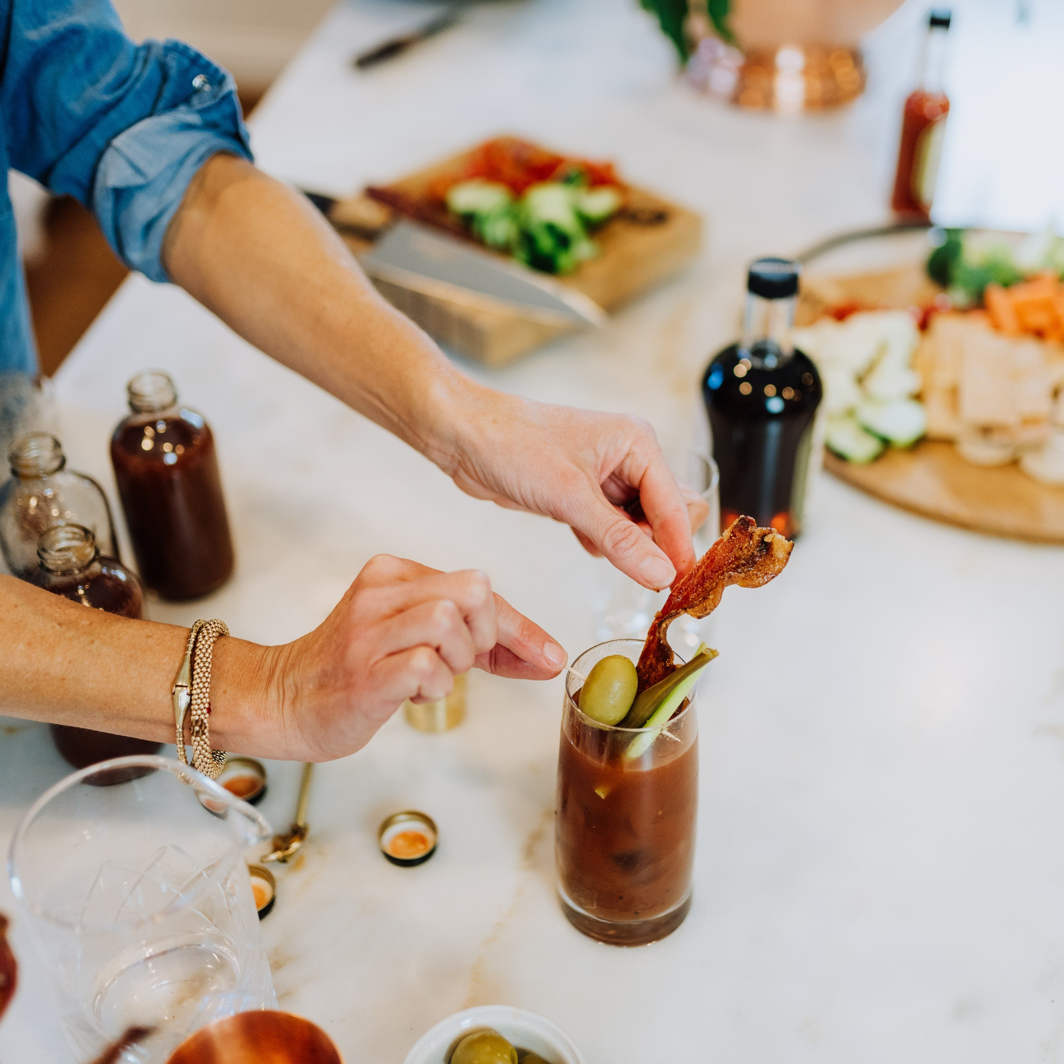 Bloody Mary Mix with Barrel-Aged Pepper Mash