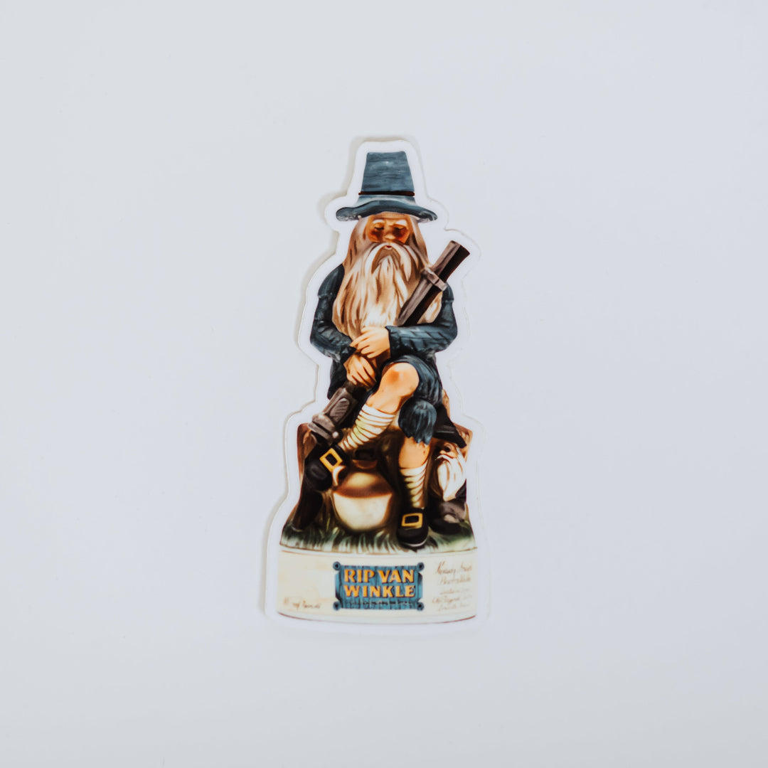 Old Rip Van Winkle Decanter Sticker