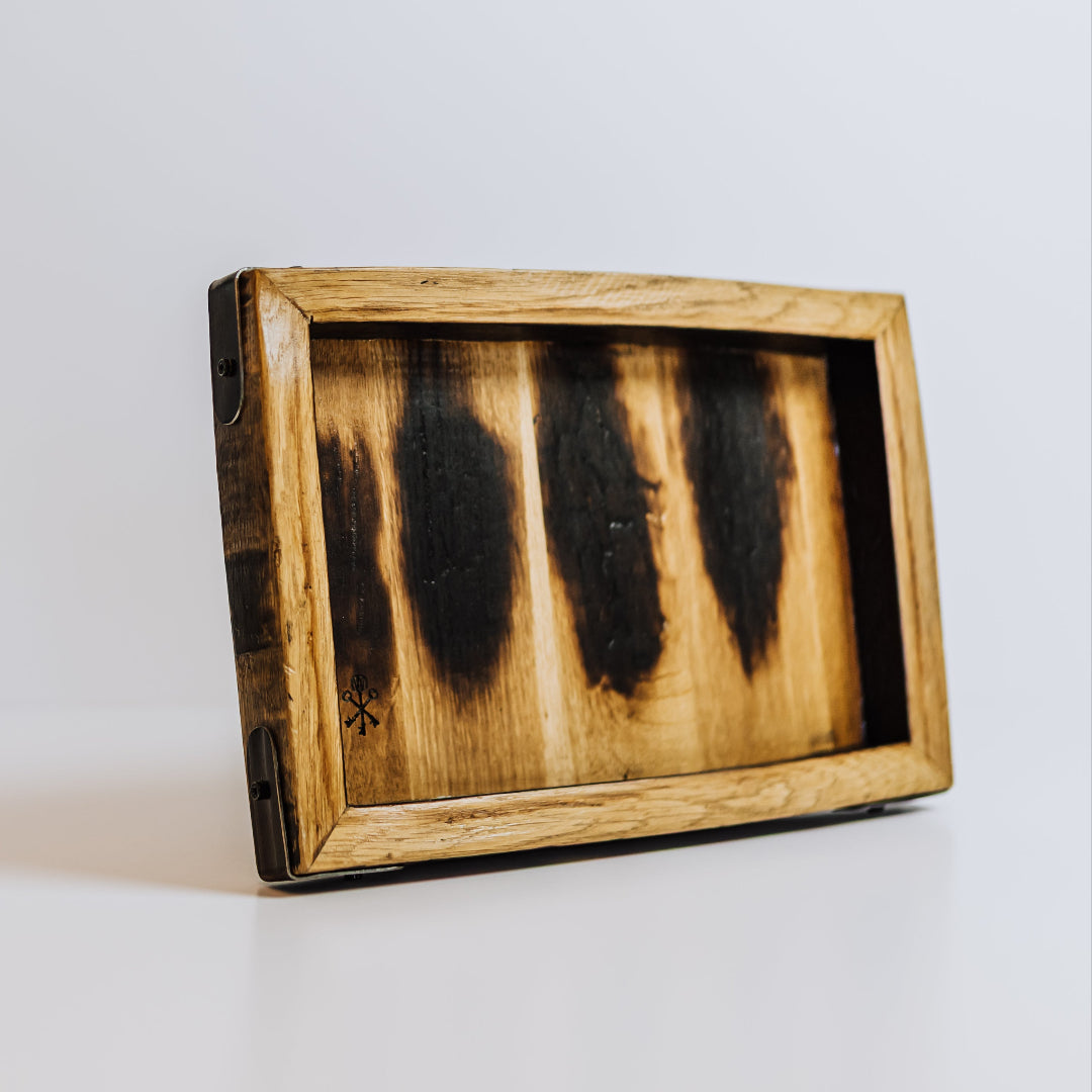 Rickhouse Barrel Stave Tray