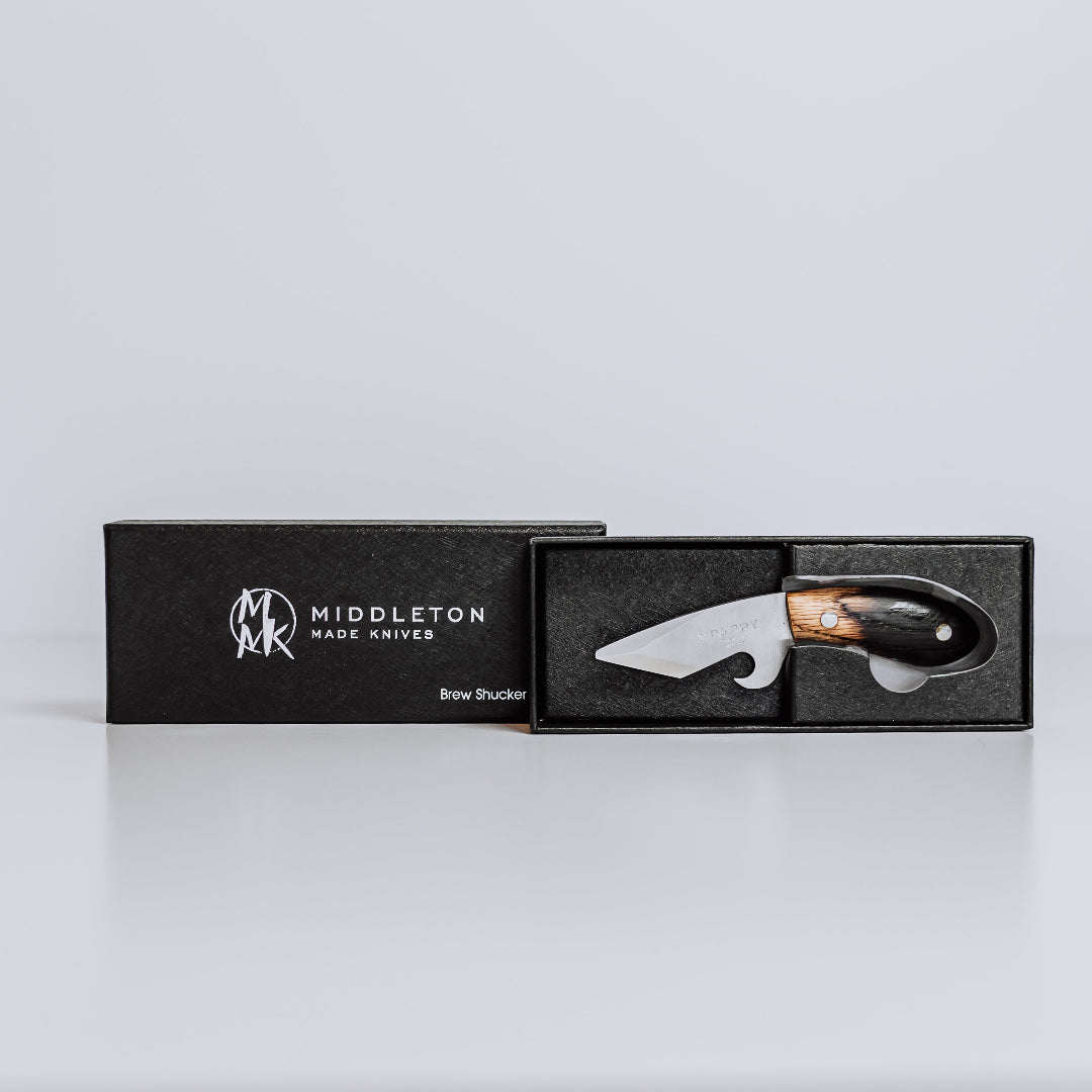 Oyster Shucker with Custom Barrel Stave Handle