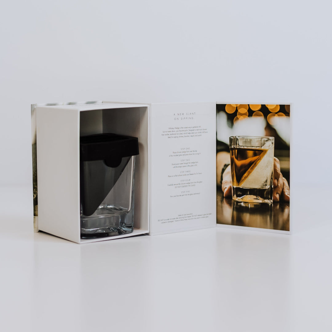 Ice Wedge Whiskey Glass