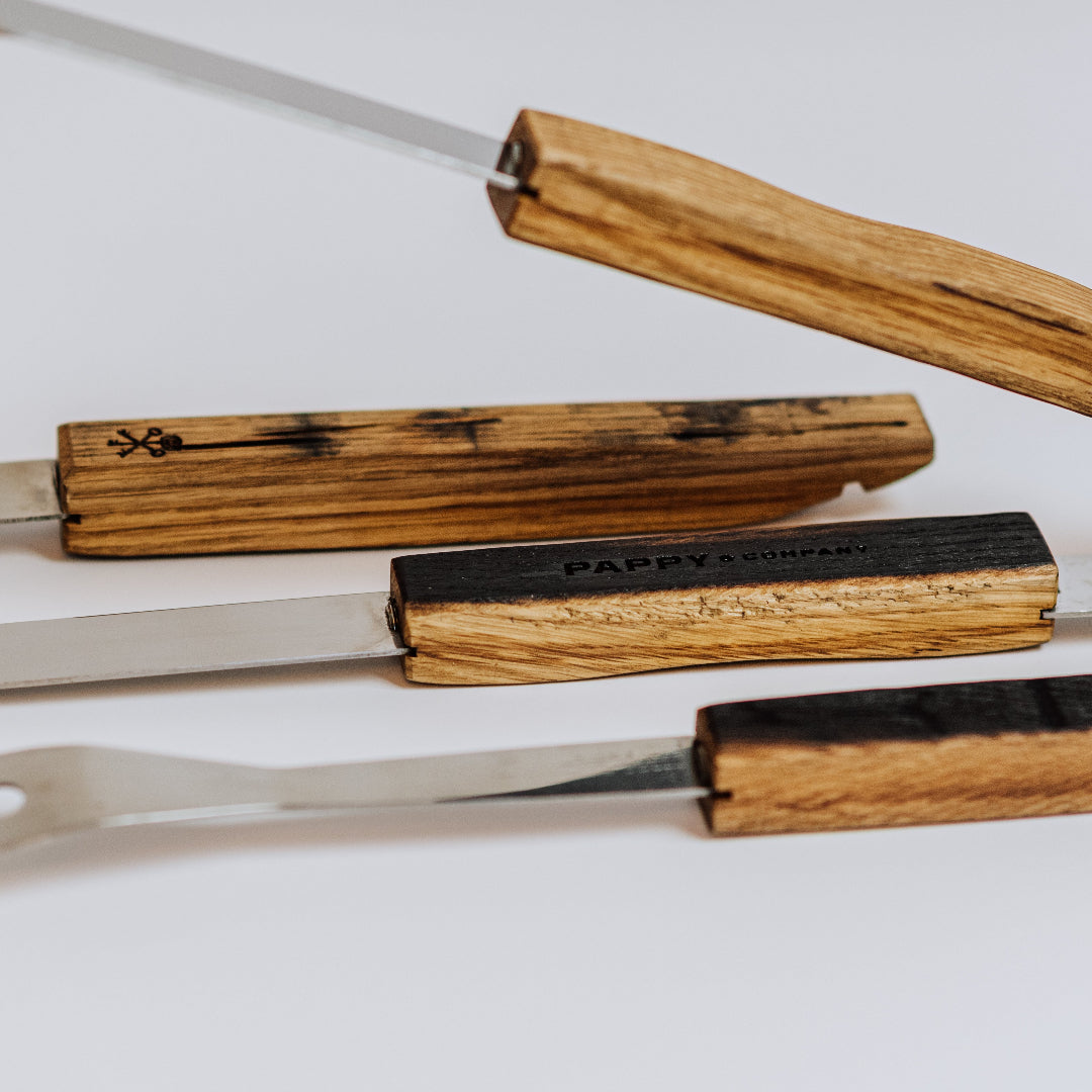 Barrel Stave Grilling Tool Set